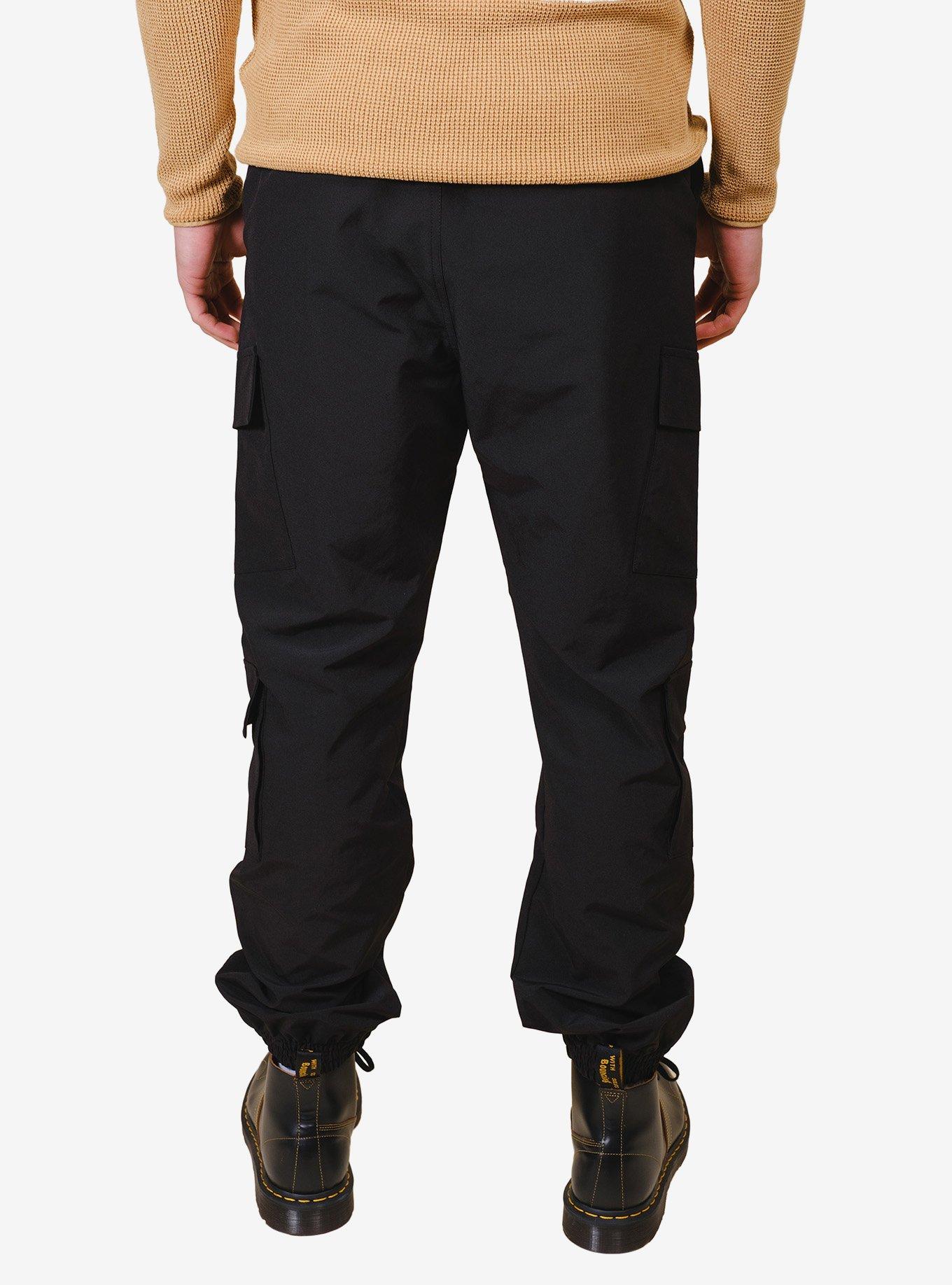 Diagonal Multi Caro Pocket Jogger Black, , hi-res