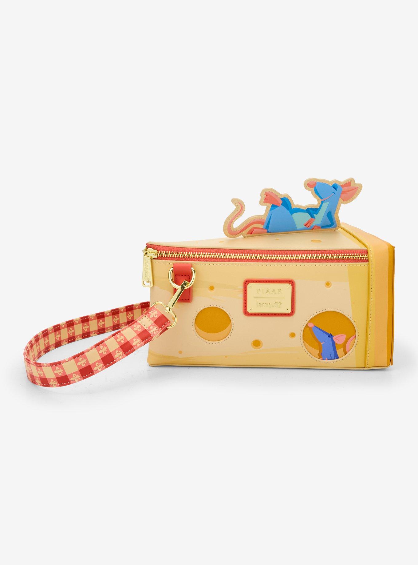 Loungefly Disney Pixar Ratatouille Cheese Figural Crossbody Bag, , alternate