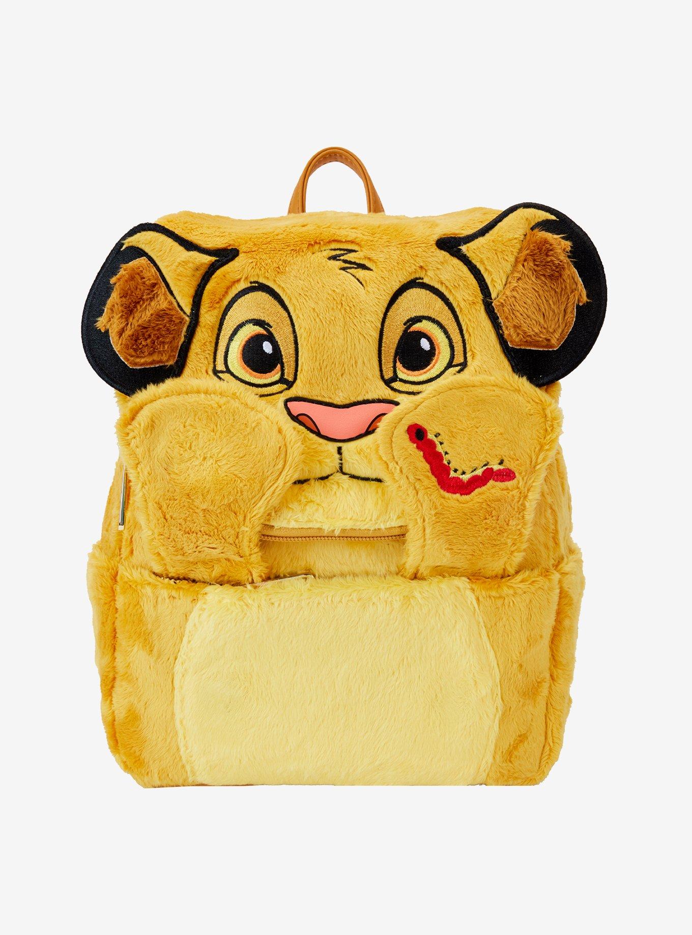 Loungefly Disney The Lion King Simba Fuzzy Figural Mini Backpack, , hi-res
