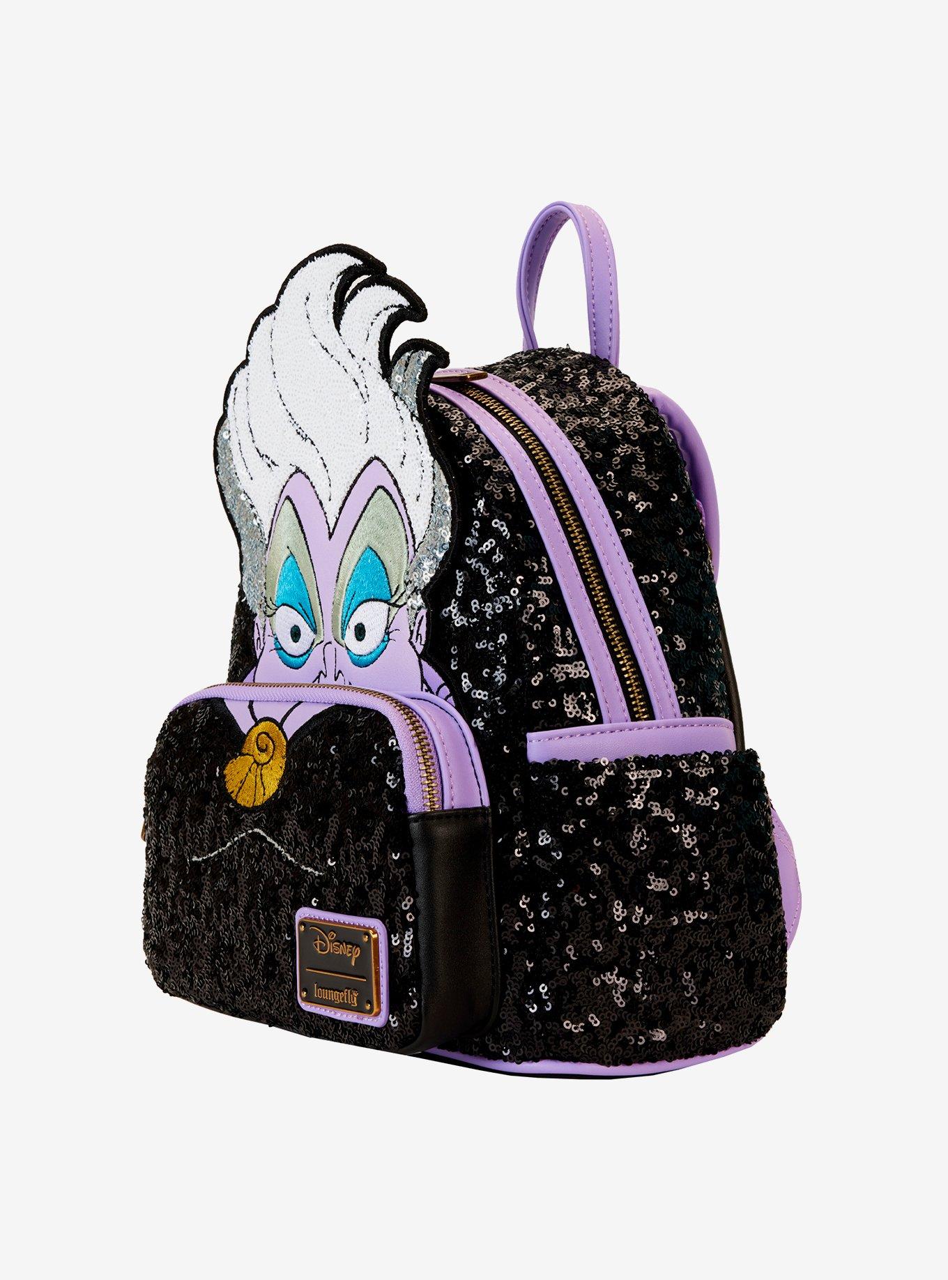 Loungefly Disney The Little Mermaid Ursula Sequin Mini Backpack, , alternate