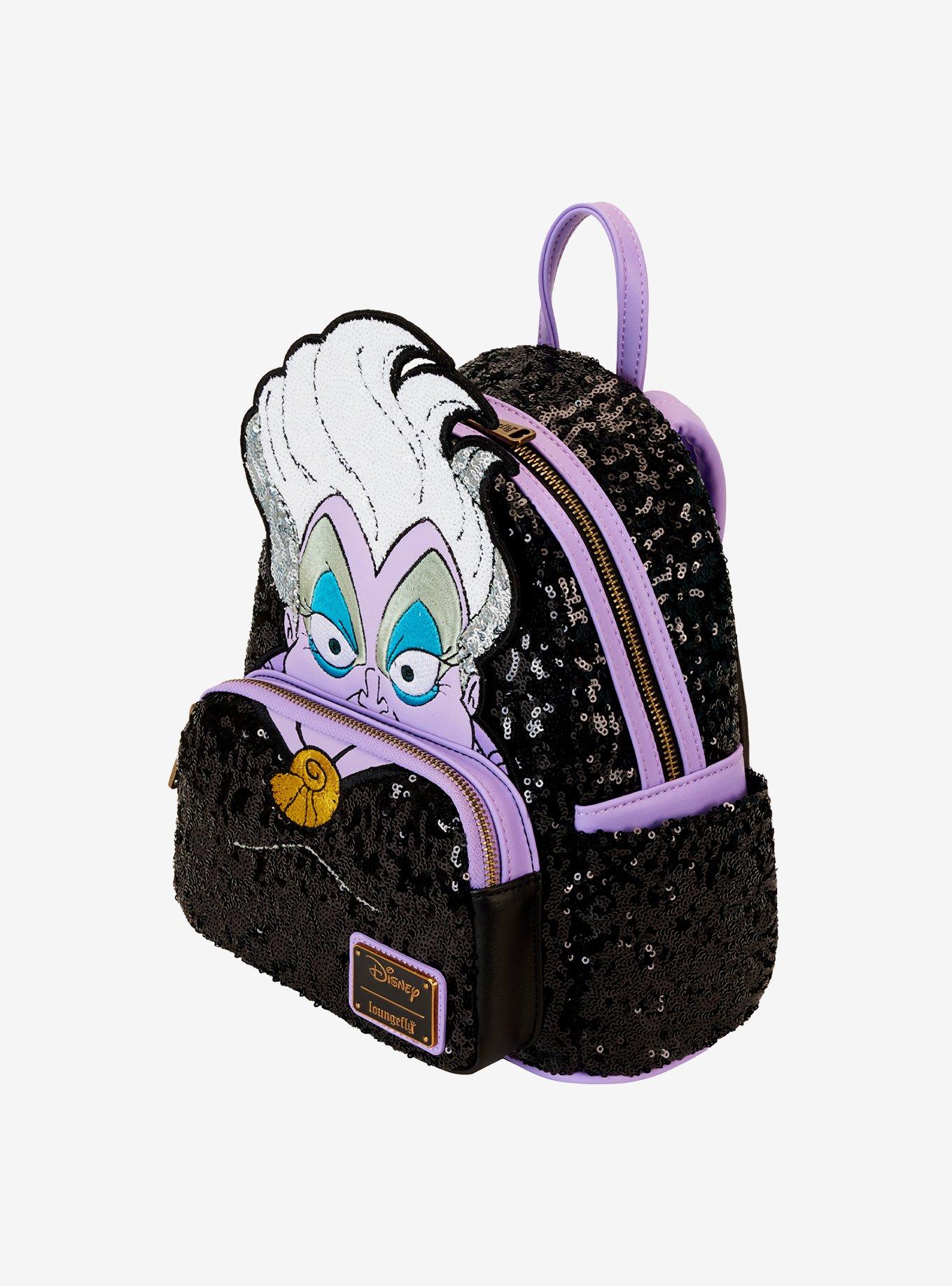 Loungefly Disney The Little Mermaid Ursula Sequin Mini Backpack, , alternate