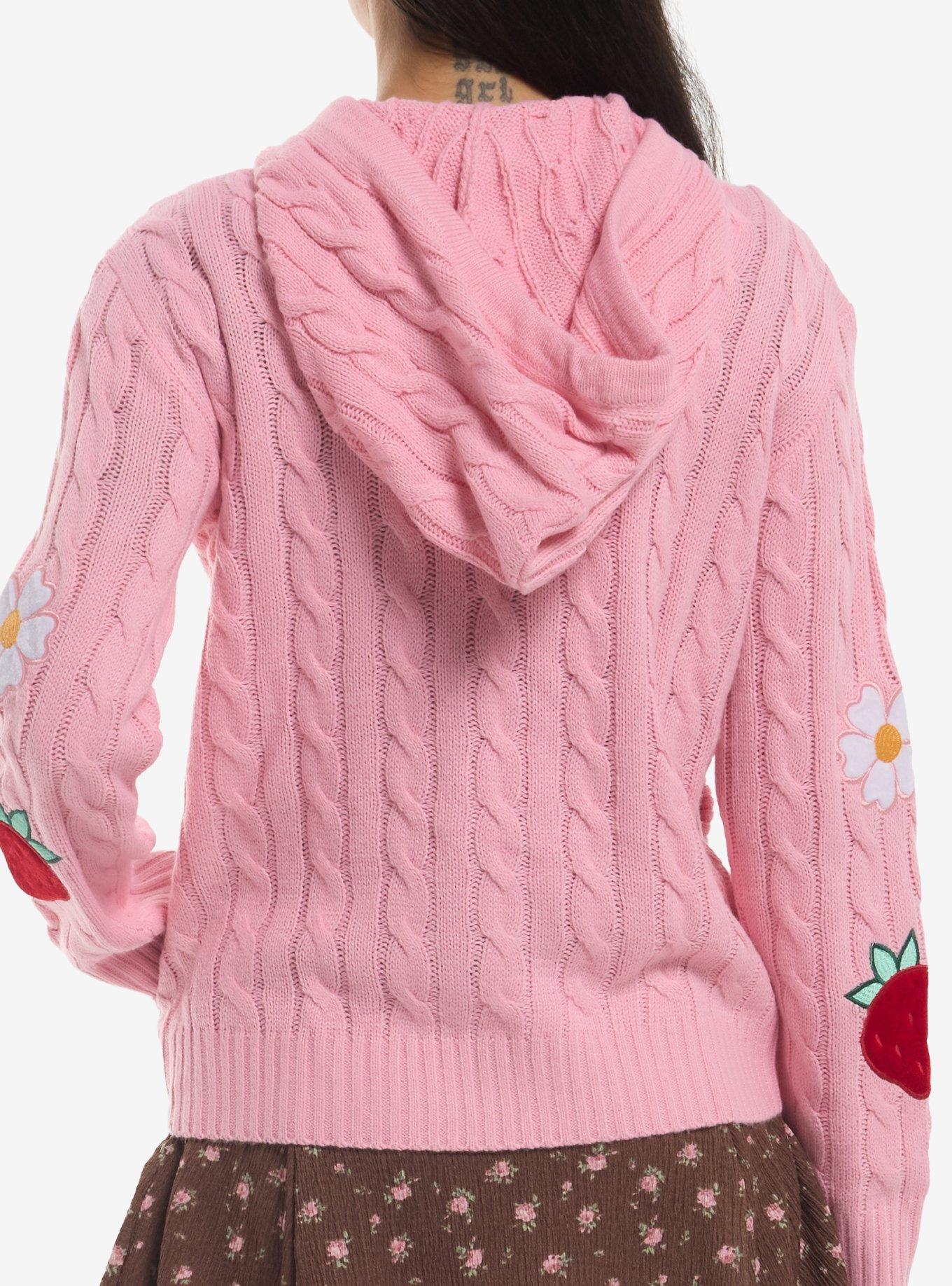 Strawberry Shortcake Patches Knit Hoodie, , hi-res