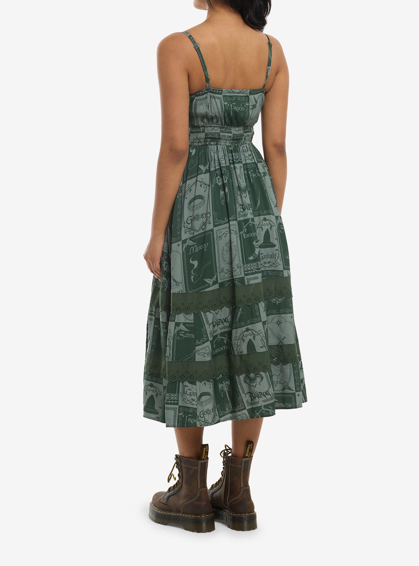 The Lord Of The Rings Patchwork Icons Midi Dress, , hi-res
