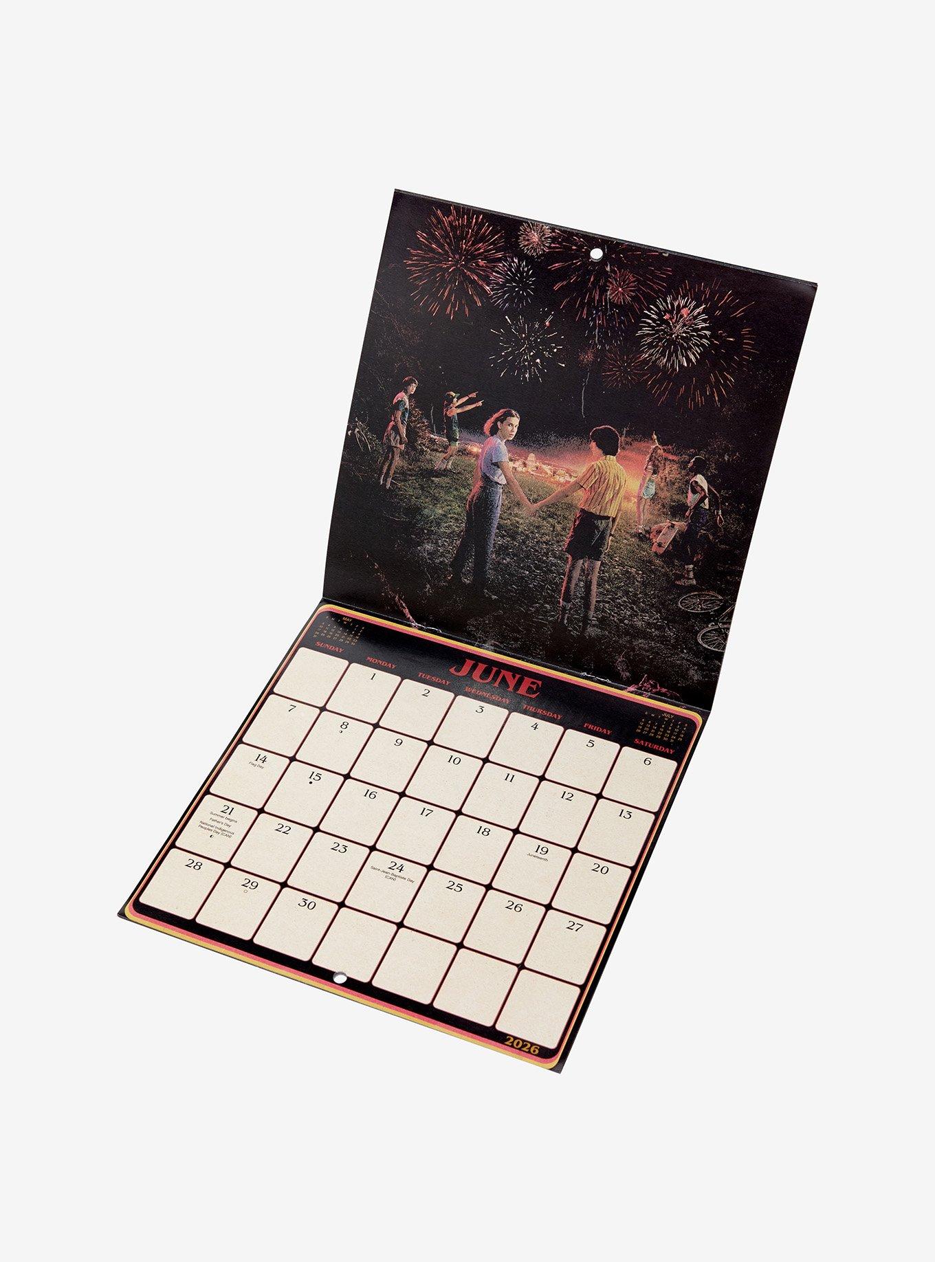 Stranger Things 2026 Mini Calendar, , alternate