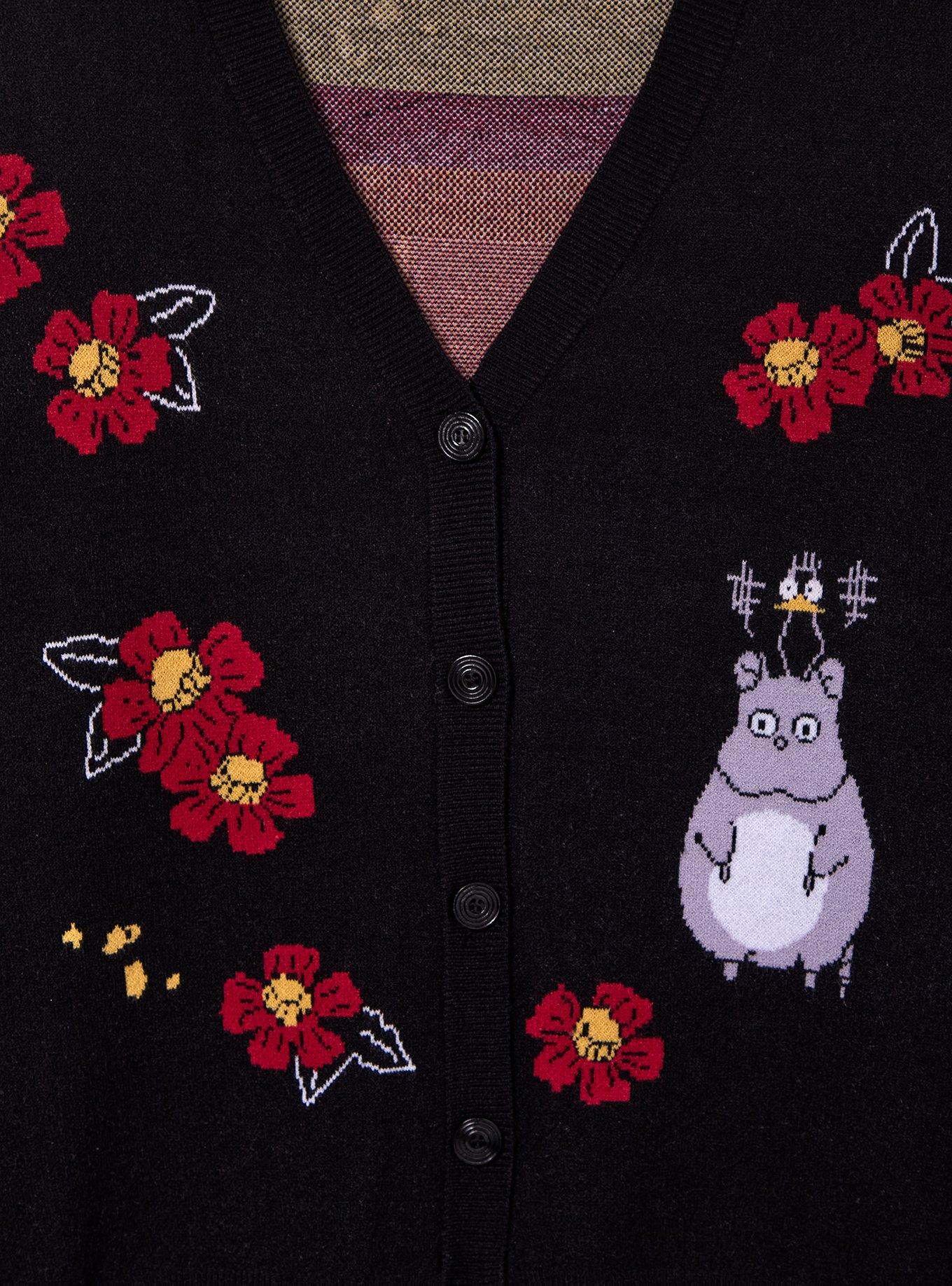 Studio Ghibli® Spirited Away Floral Plus Size Cardigan, , hi-res