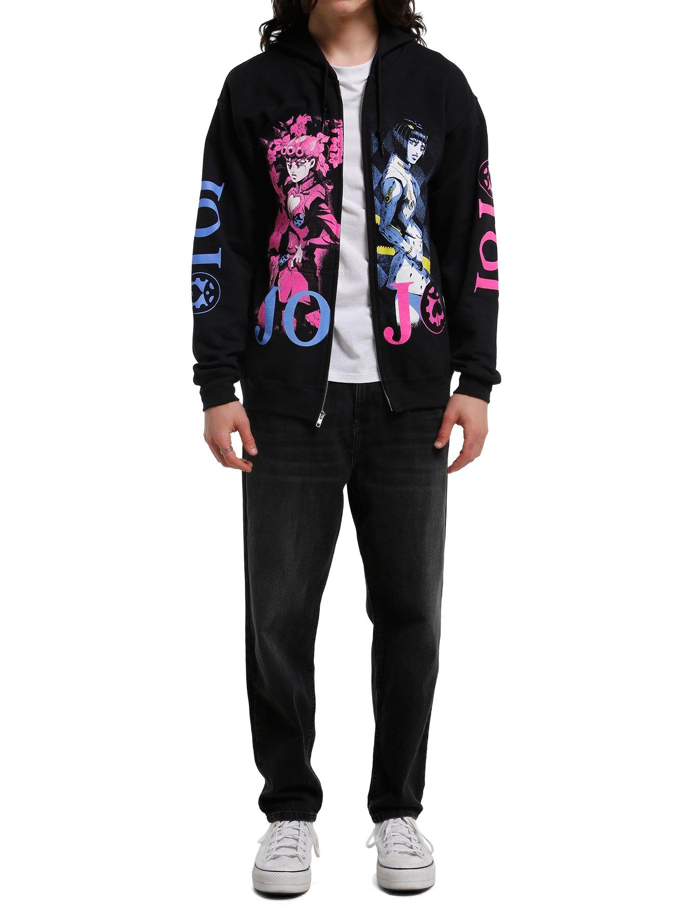 JoJo's Bizarre Adventure: Golden Wind Blue & Pink Hoodie, , hi-res