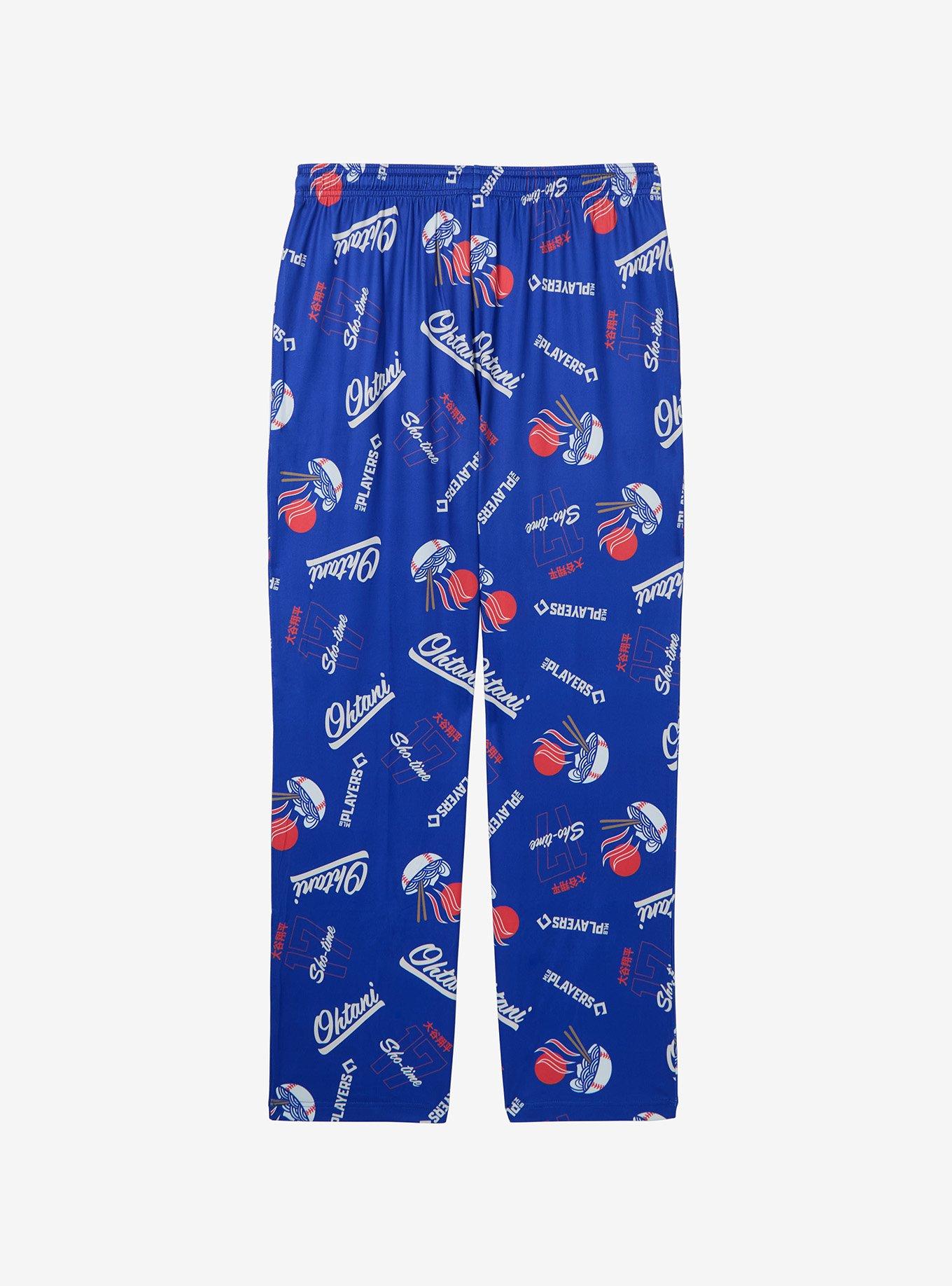 MLB Los Angeles Dodgers Shohei Ohtani Allover Print Sleep Pants — BoxLunch Exclusive, , hi-res