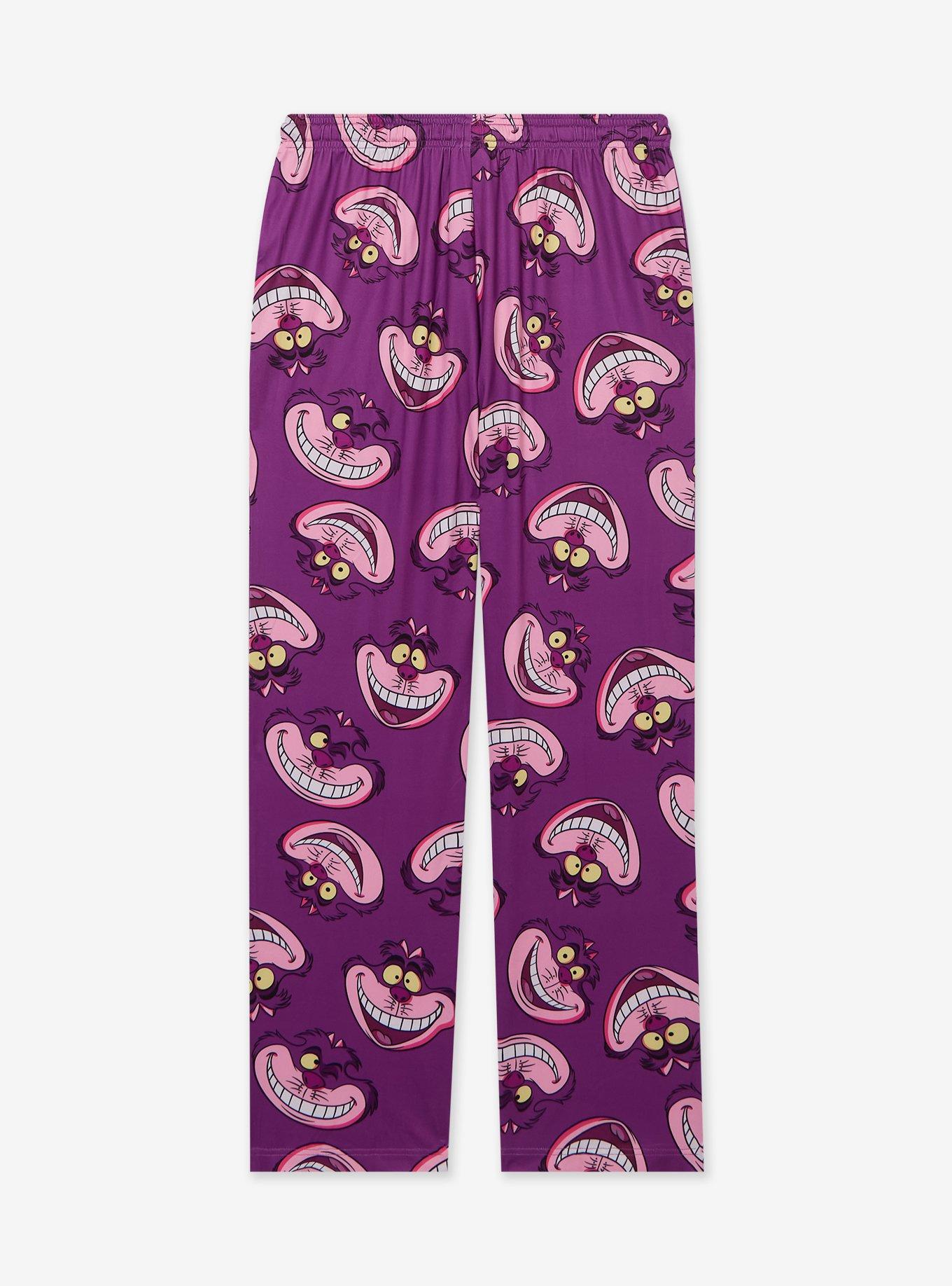 Disney Alice Wonderland Cheshire Cat Allover Print Sleep Pants - BoxLunch Exclusive
