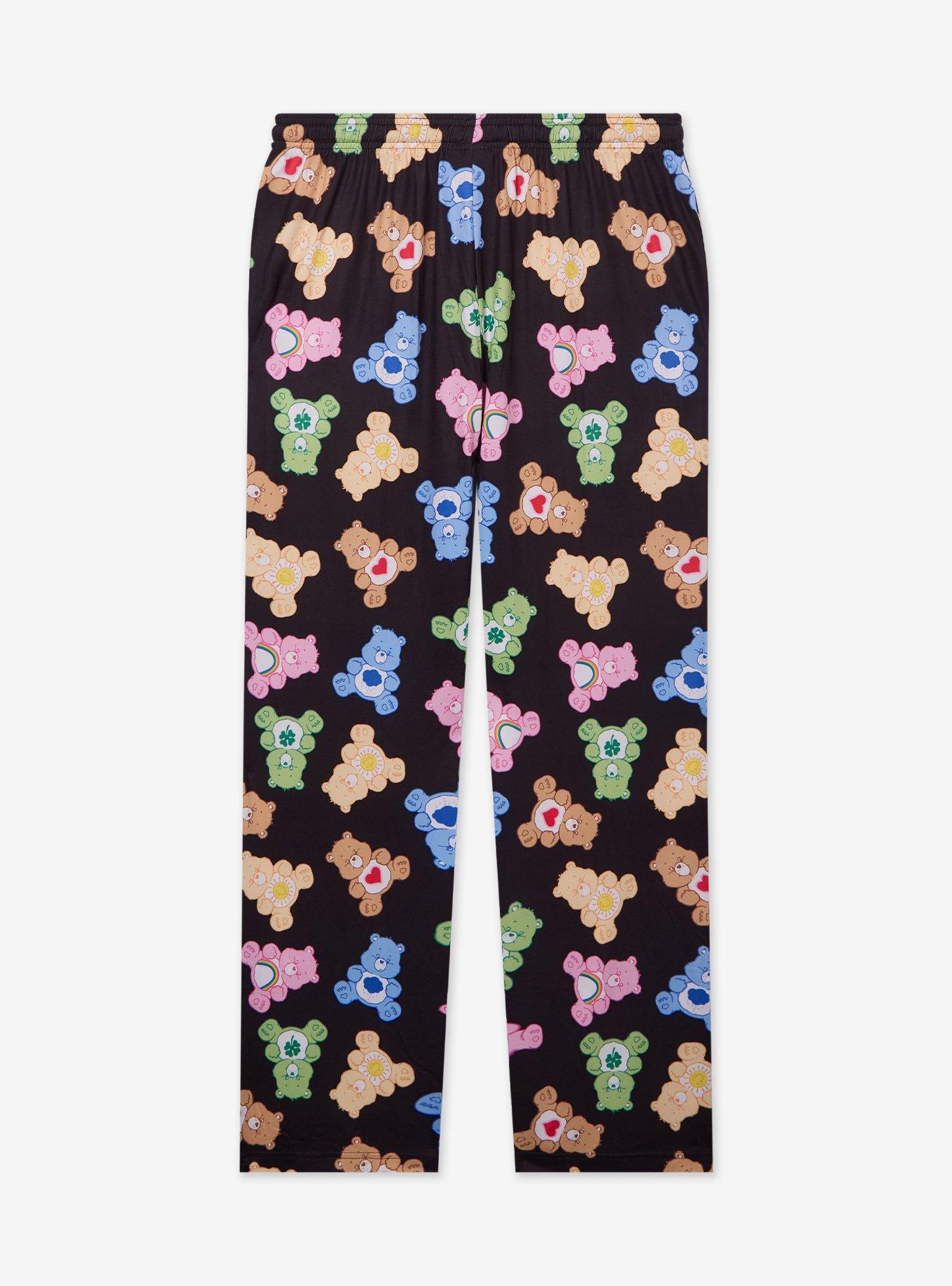 Care Bears Allover Print Black Sleep Pants, , hi-res