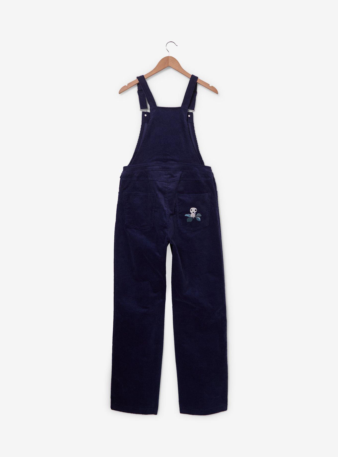 Studio Ghibli&reg; Princess Mononoke Glow-in-the-Dark Kodama Corduroy Overalls, , hi-res