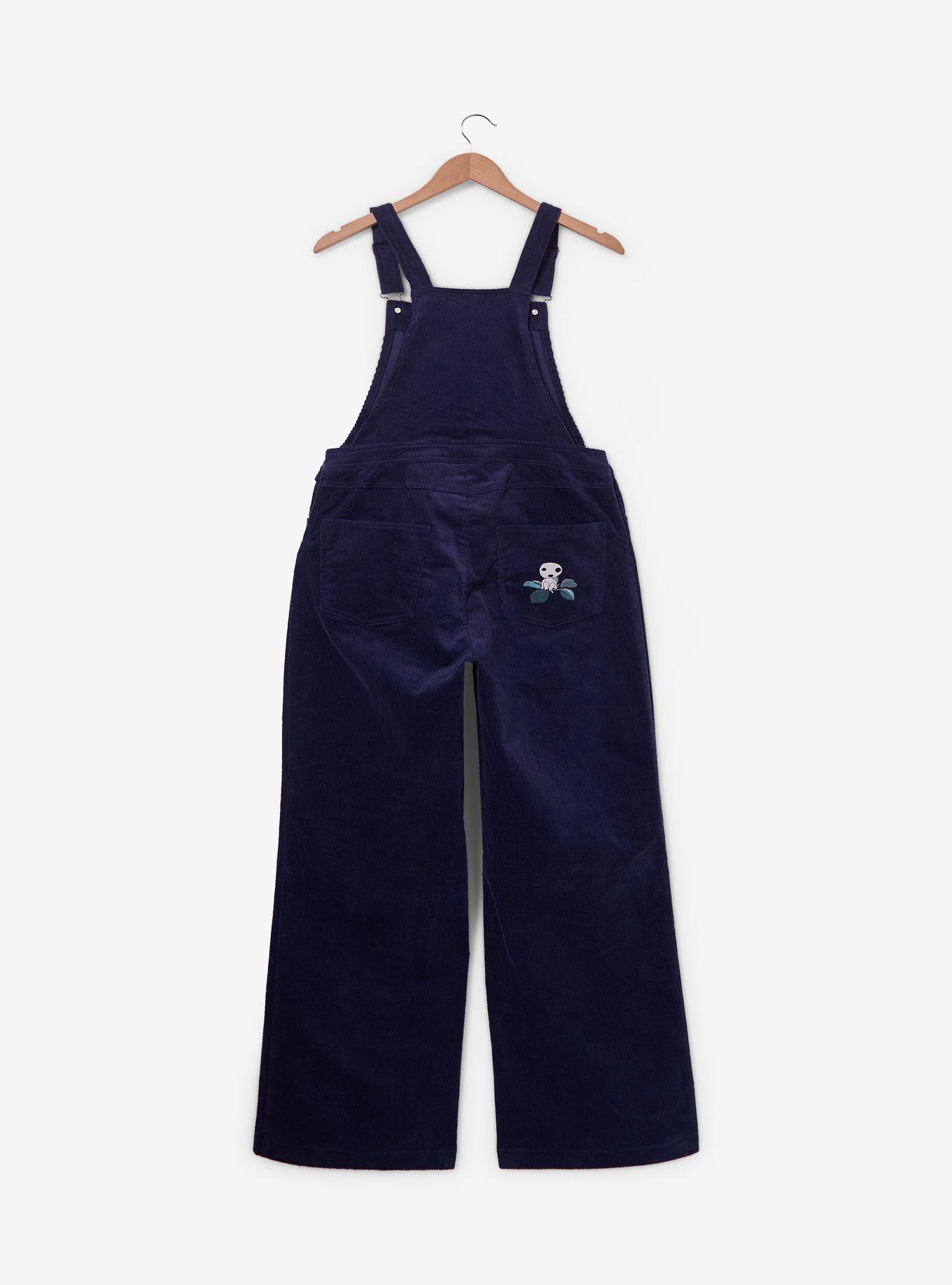 Studio Ghibli&reg; Princess Mononoke Glow-in-the-Dark Kodama Corduroy Overalls Plus Size, , hi-res