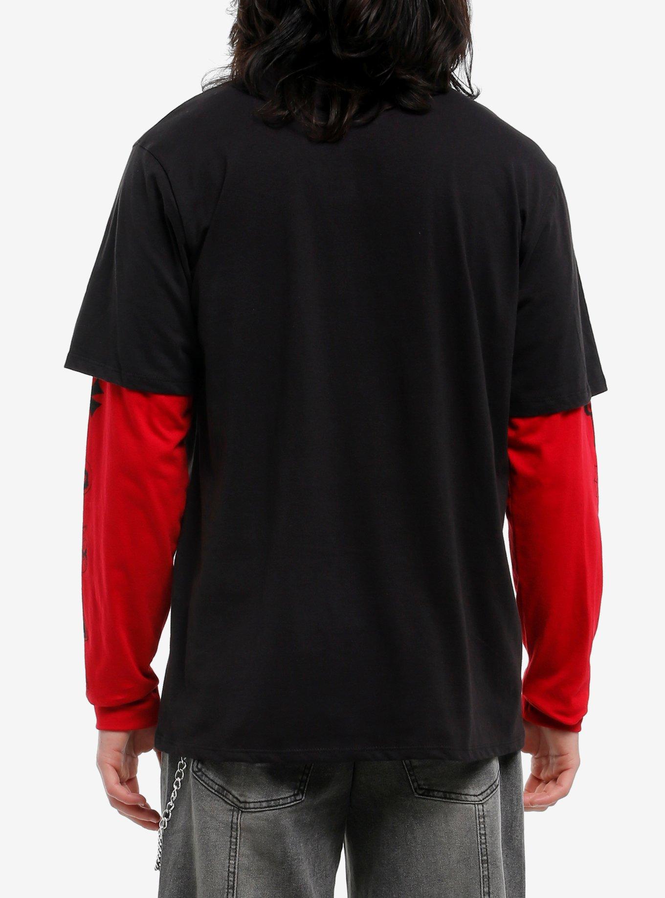 Hazbin Hotel Group Icons Twofer Long-Sleeve T-Shirt, BLACK, alternate