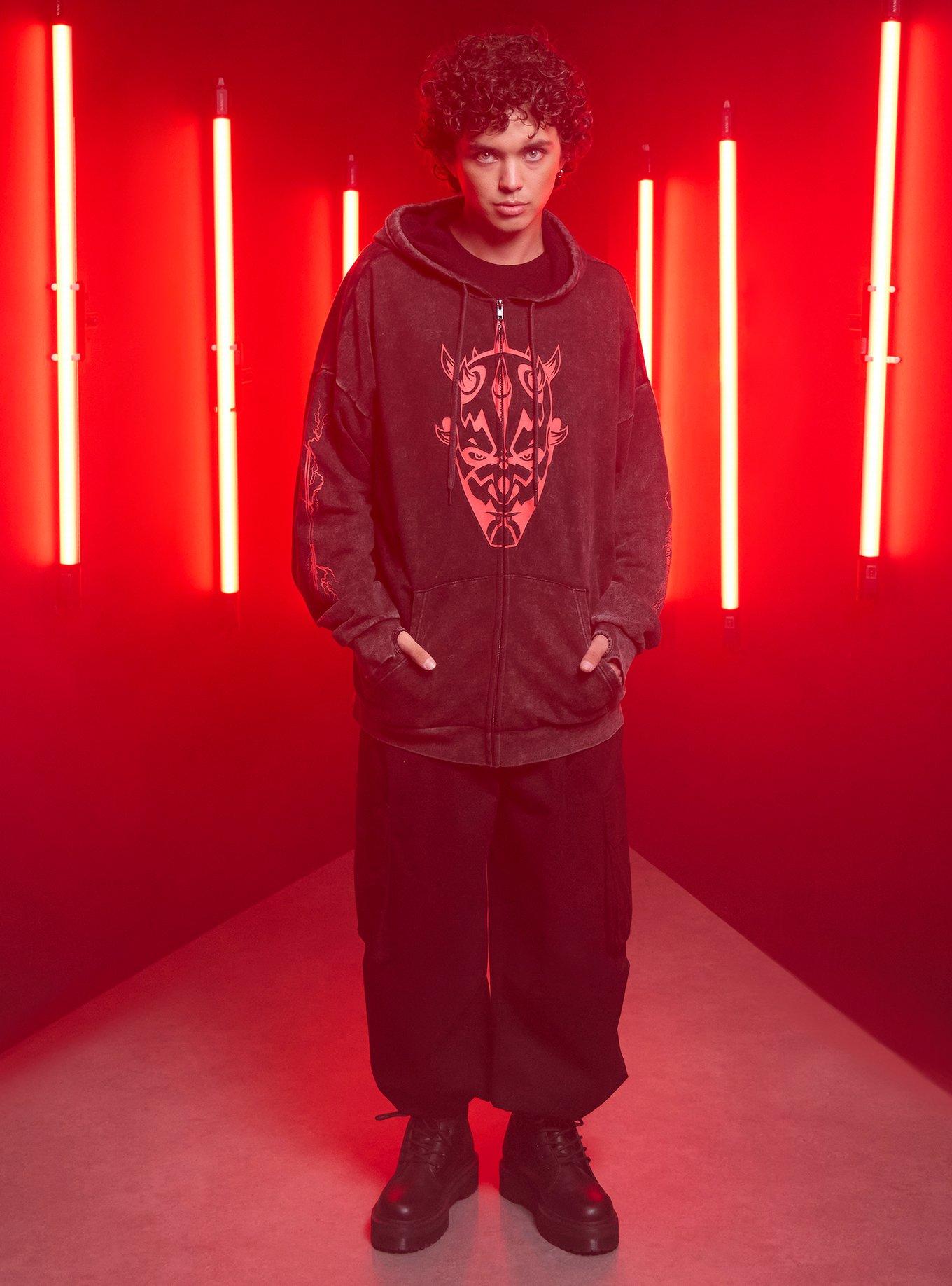 Our Universe Star Wars: Maul - Shadow Lord Oversized Hoodie, CHARCOAL, alternate