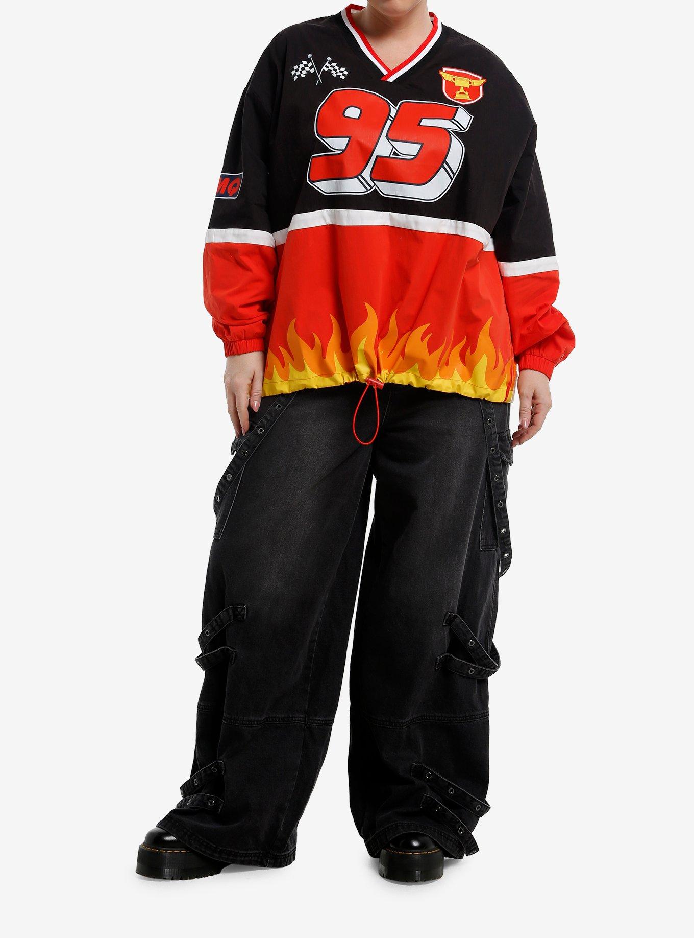 Her Universe Disney Pixar Cars Lightning McQueen Windbreaker Plus Size, MULTI, alternate