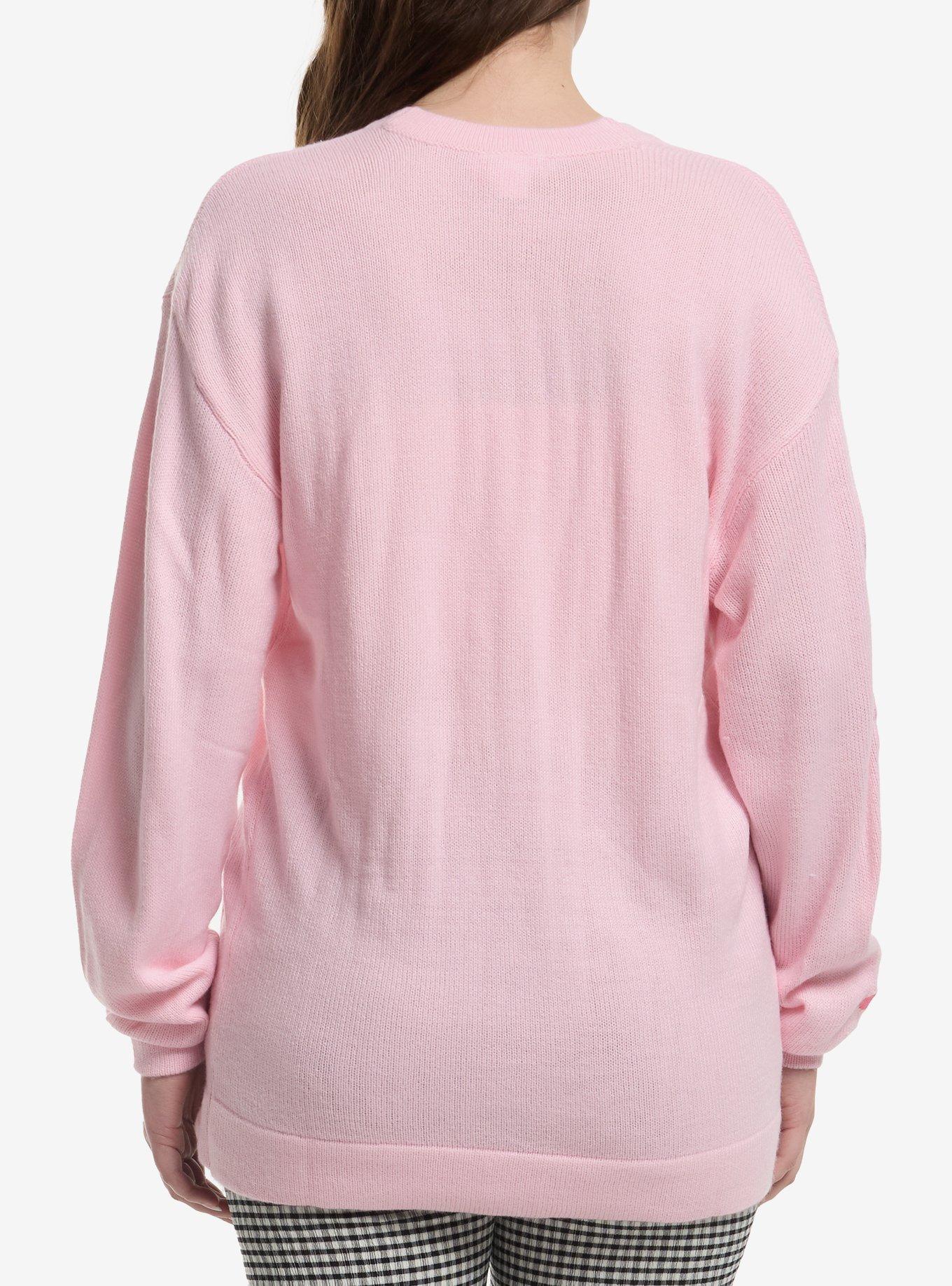 U*SA*HA*NA Pink Flower Girls Cardigan, MULTI, alternate