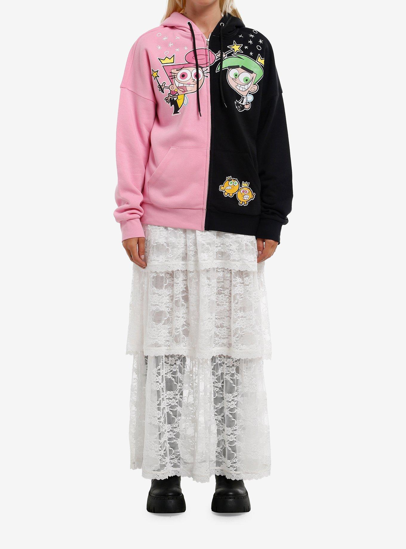 The Fairly OddParents Cosmo & Wanda Split Hoodie, MULTI, alternate