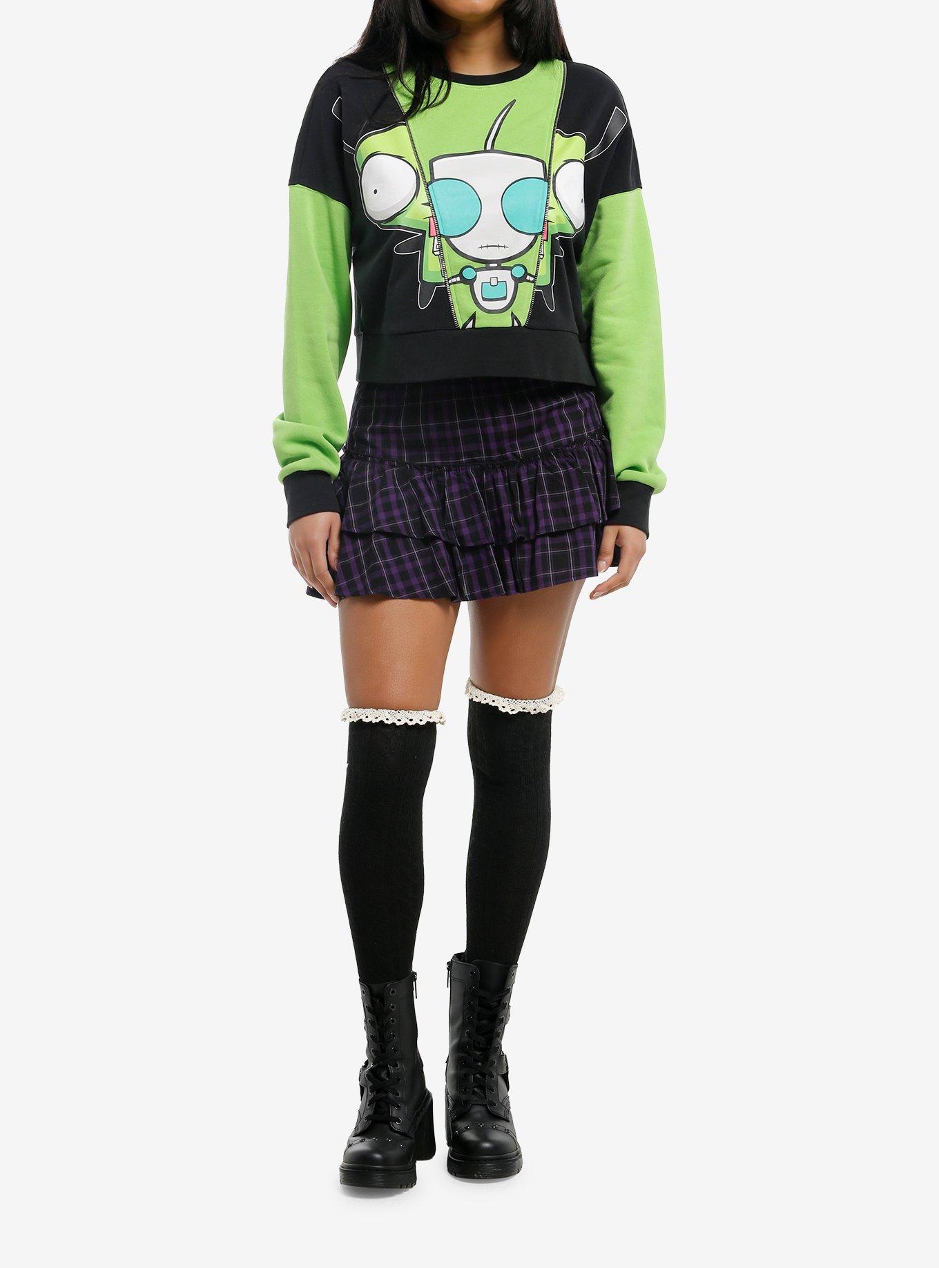 Invader Zim GIR Split Girls Sweatshirt, , hi-res