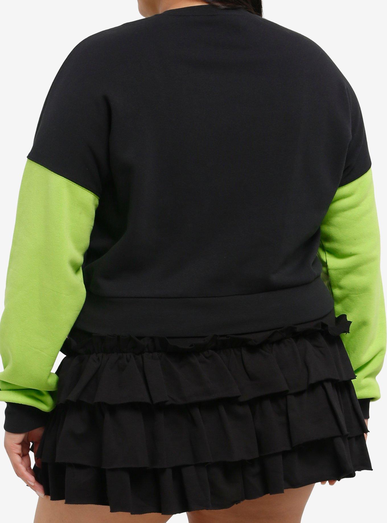 Invader Zim GIR Split Girls Sweatshirt Plus Size, MULTI, alternate