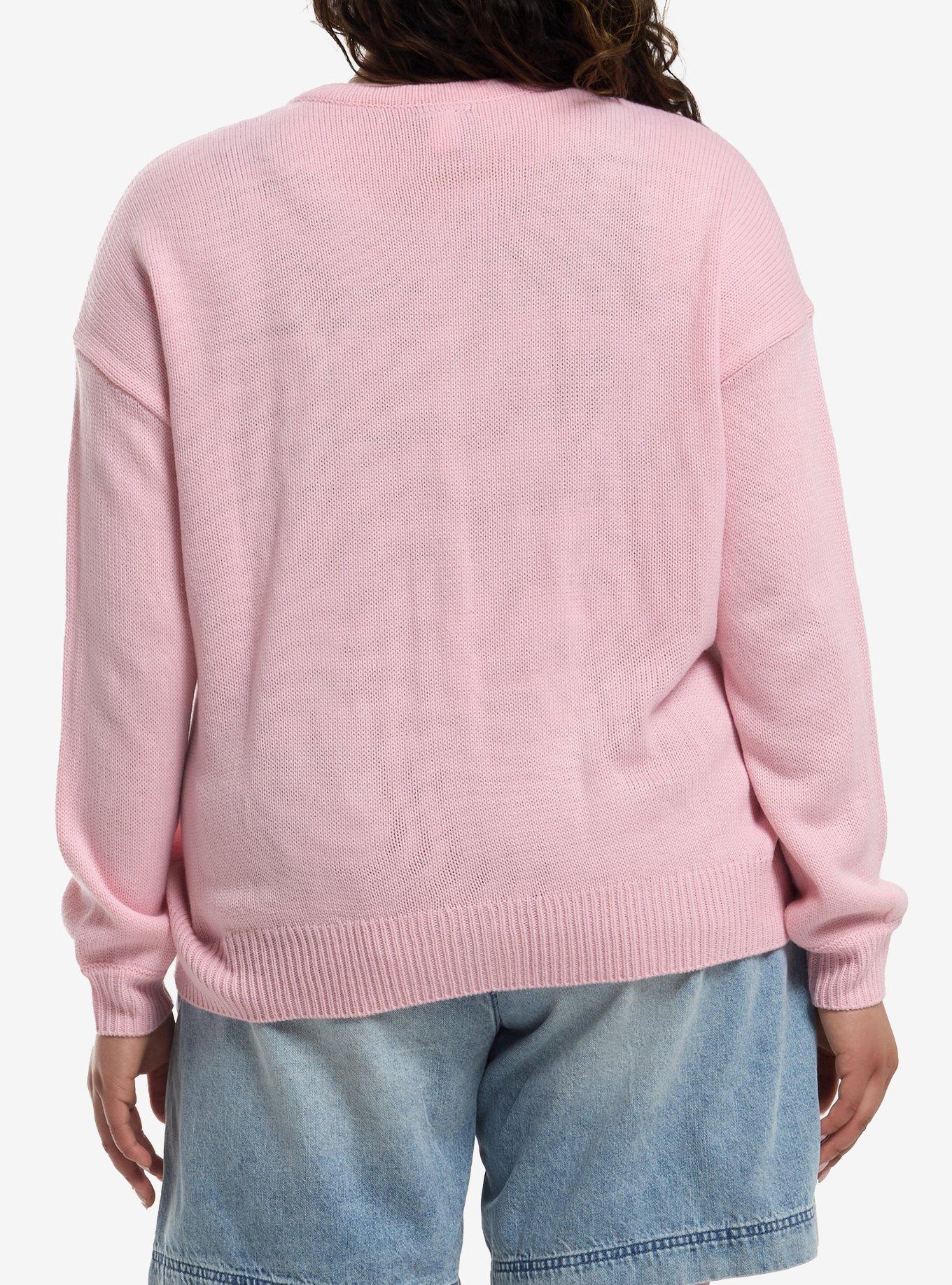 Her Universe Disney Mickey Mouse & Minnie Mouse Cherry Blossom Girls Cardigan Plus Size, MULTI, alternate