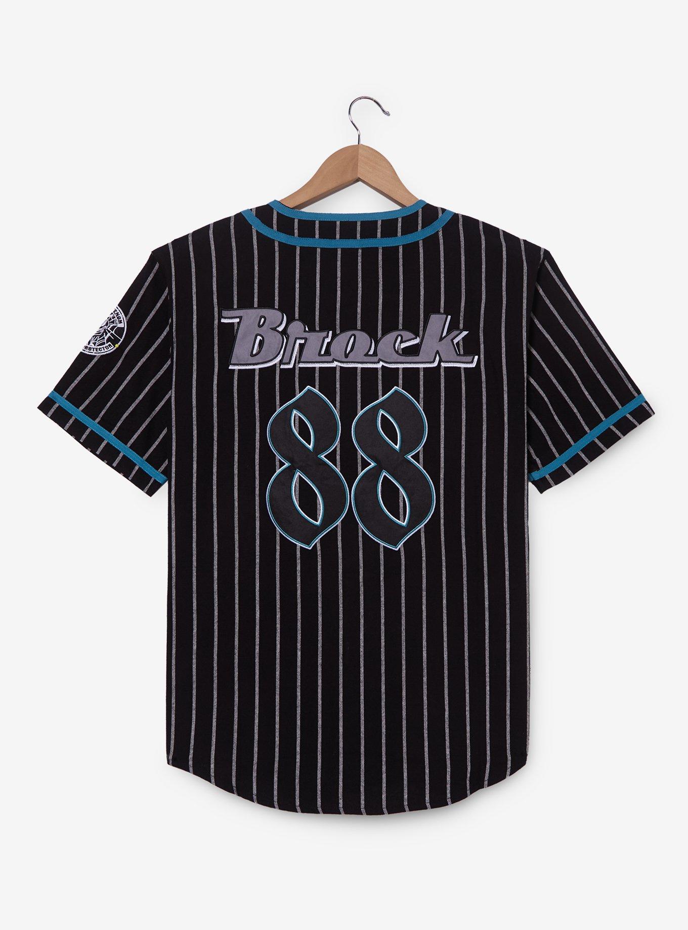 Marvel Venom Striped Baseball Jersey - BoxLunch Exclusive, , hi-res