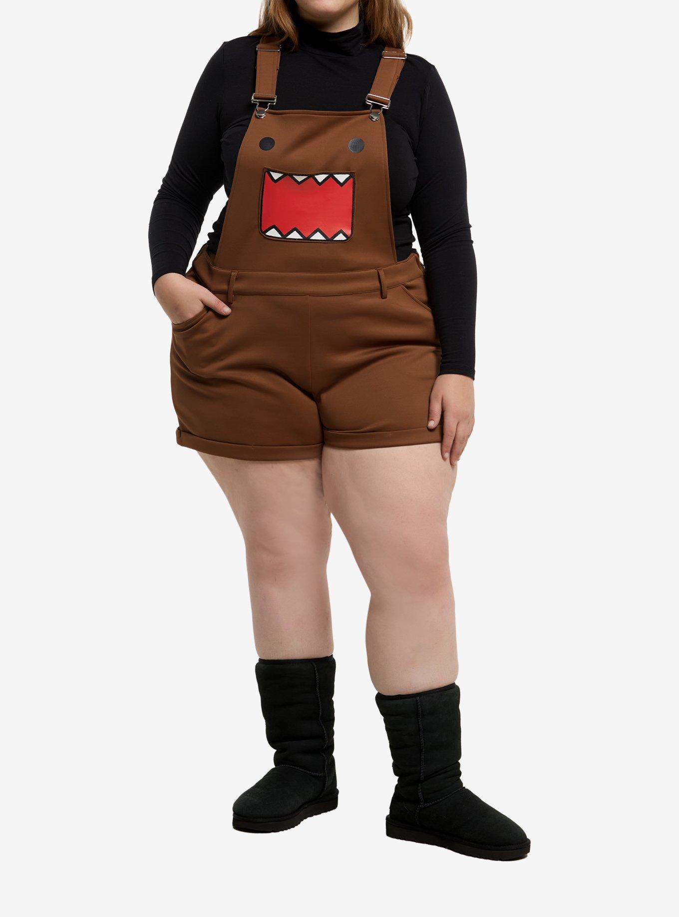 Domo Face Shortalls Plus Size, , hi-res