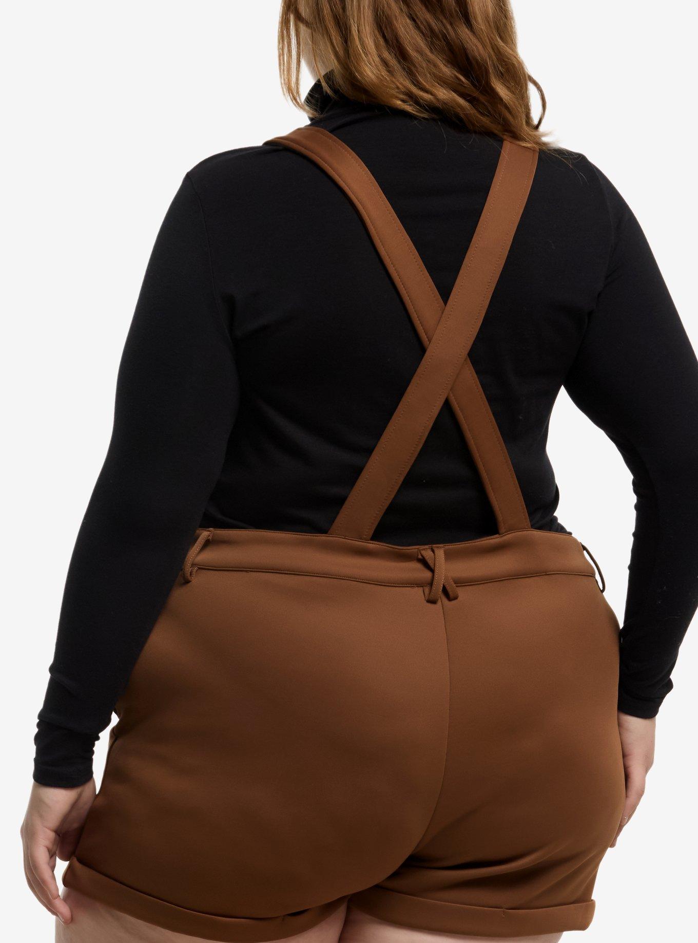 Domo Face Shortalls Plus Size, MULTI, alternate