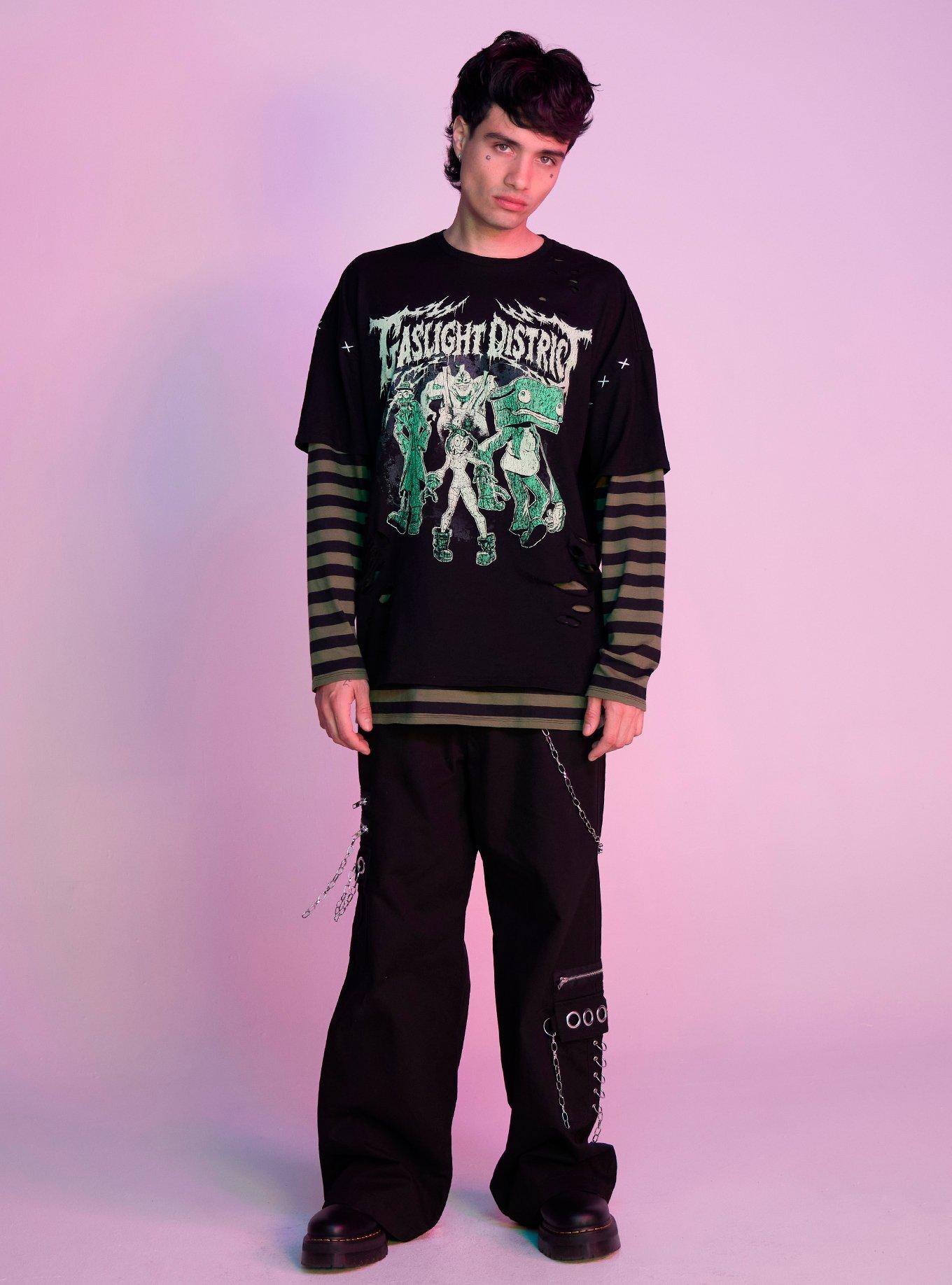 The Gaslight District Group Glow-In-The-Dark Twofer Long-Sleeve T-Shirt, , hi-res