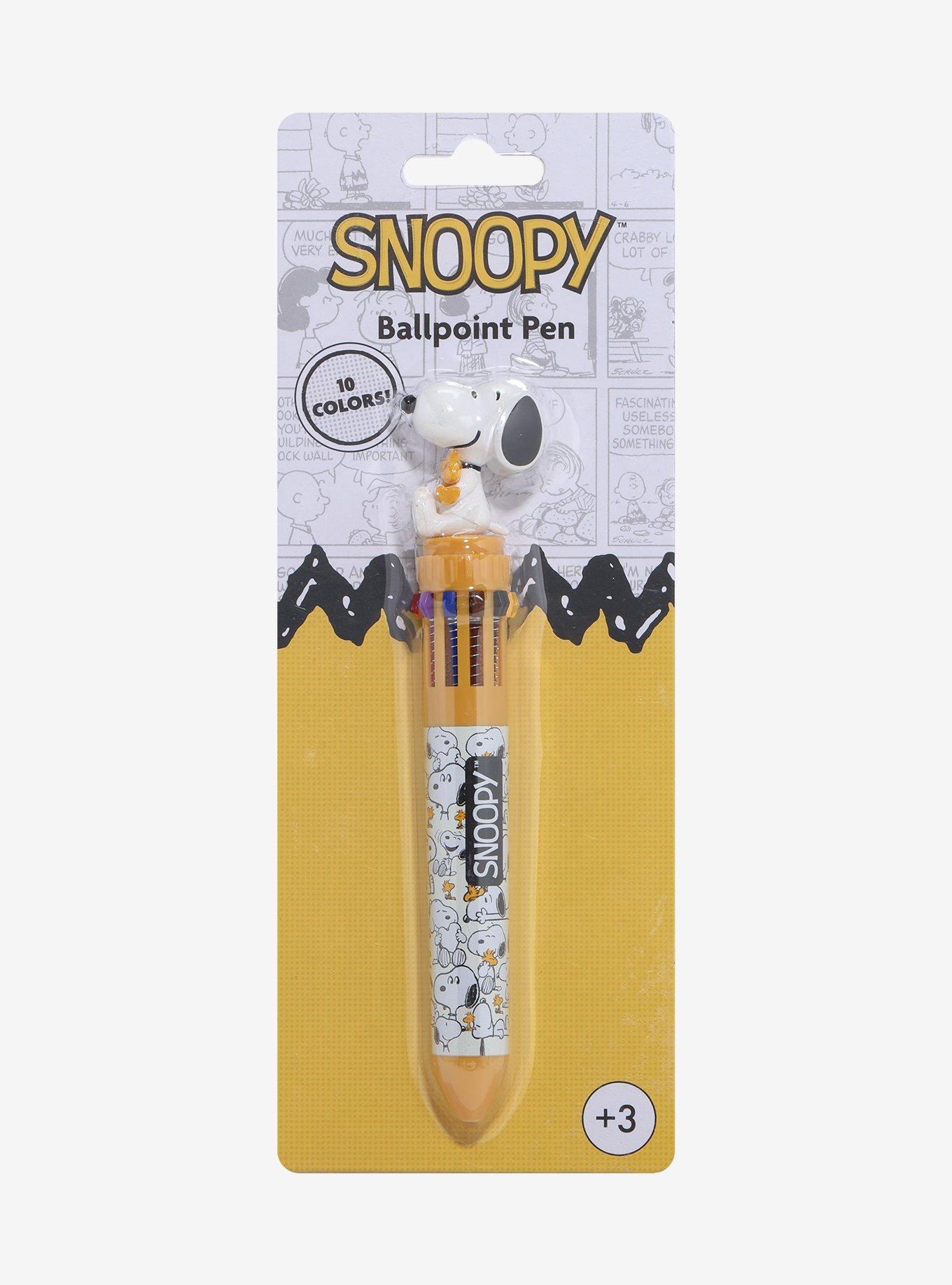 Peanuts Snoopy & Woodstock 10-Color Pen, , alternate