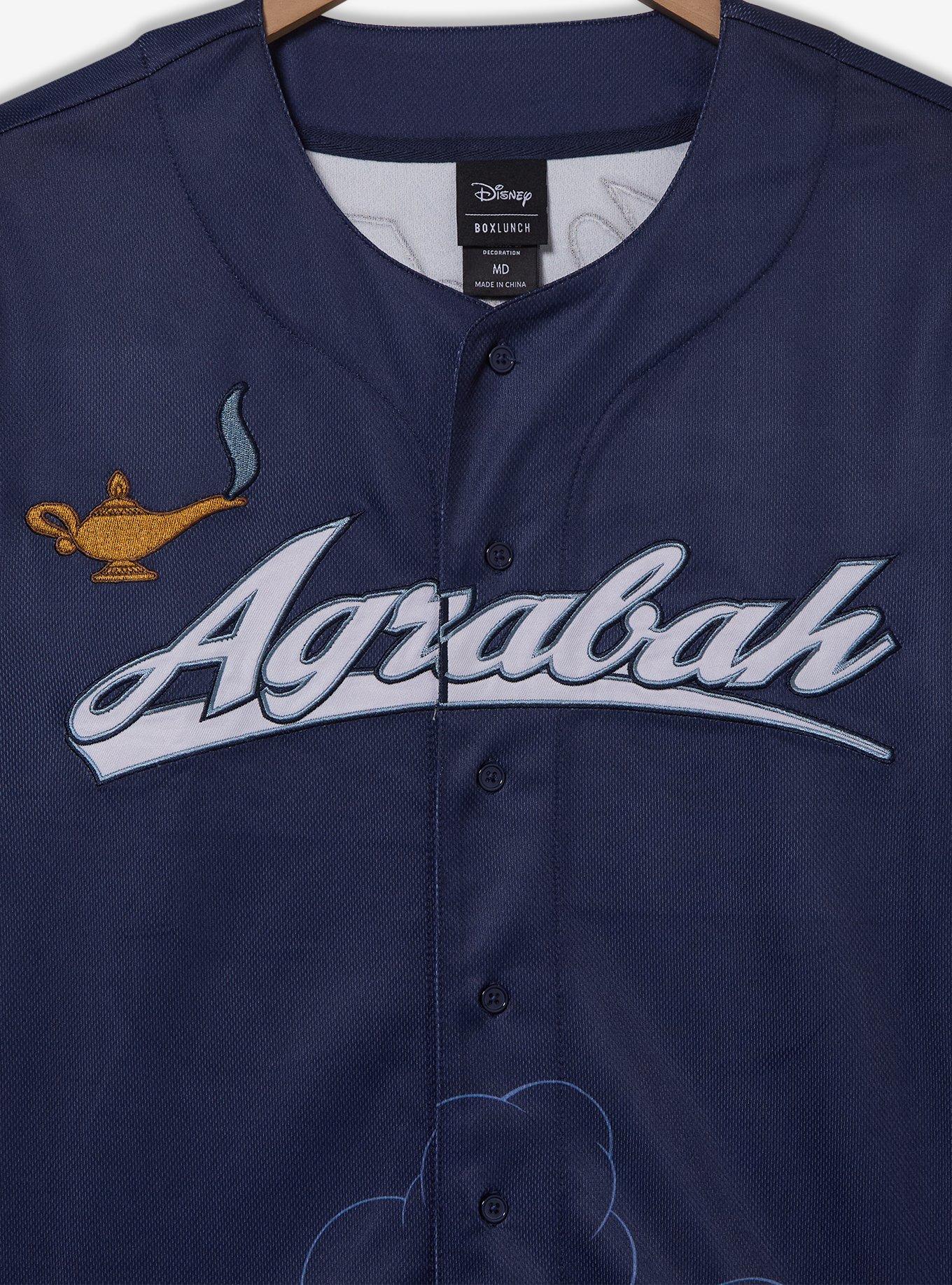 Disney Aladdin Agrabah Baseball Jersey - BoxLunch Exclusive, BLUE, alternate