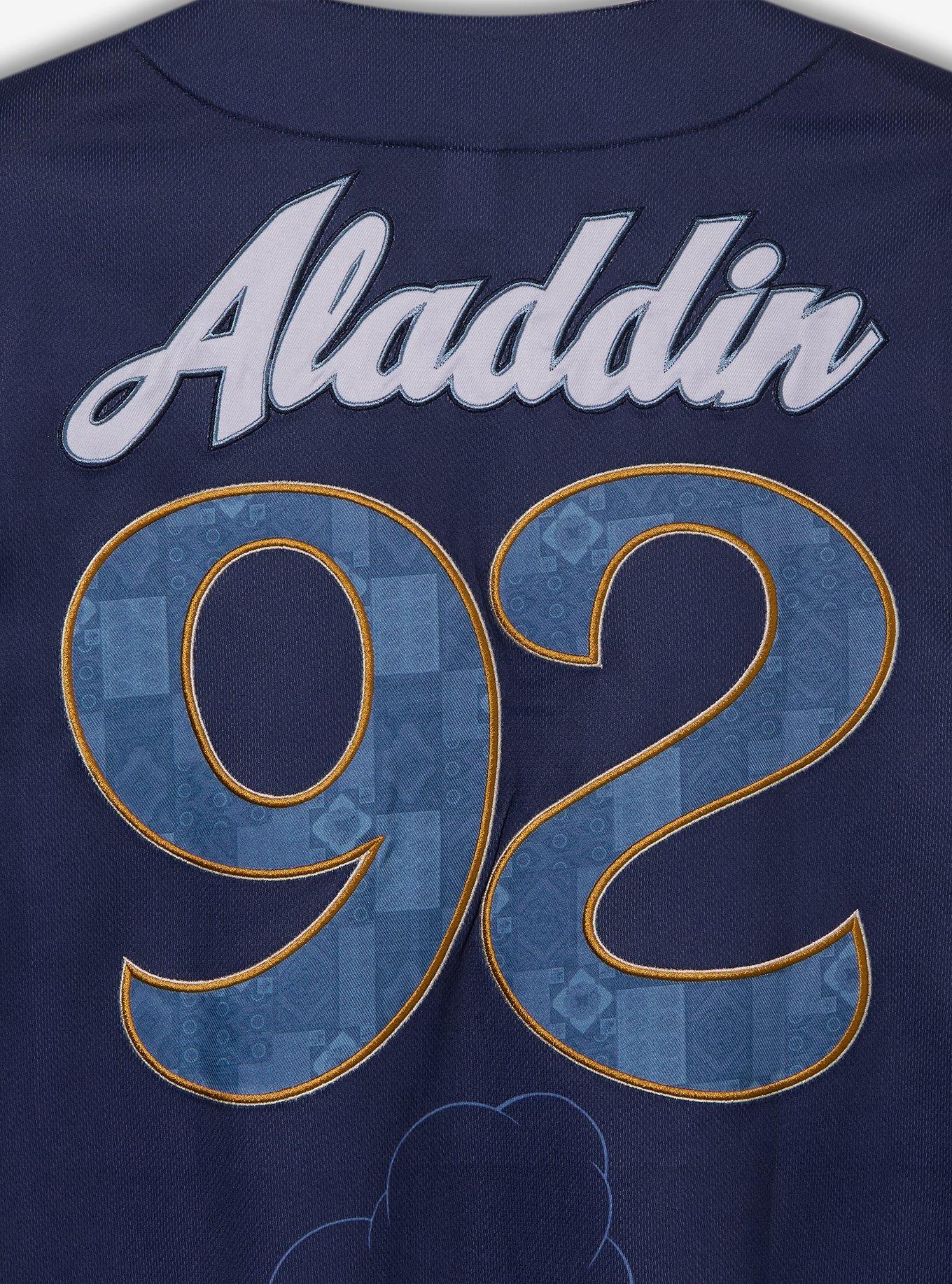 Disney Aladdin Agrabah Baseball Jersey - BoxLunch Exclusive, BLUE, alternate