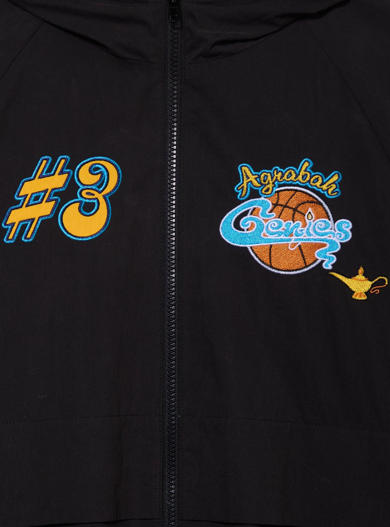 Disney Aladdin Genie Retro Windbreaker &mdash; BoxLunch Exclusive, BLACK, alternate