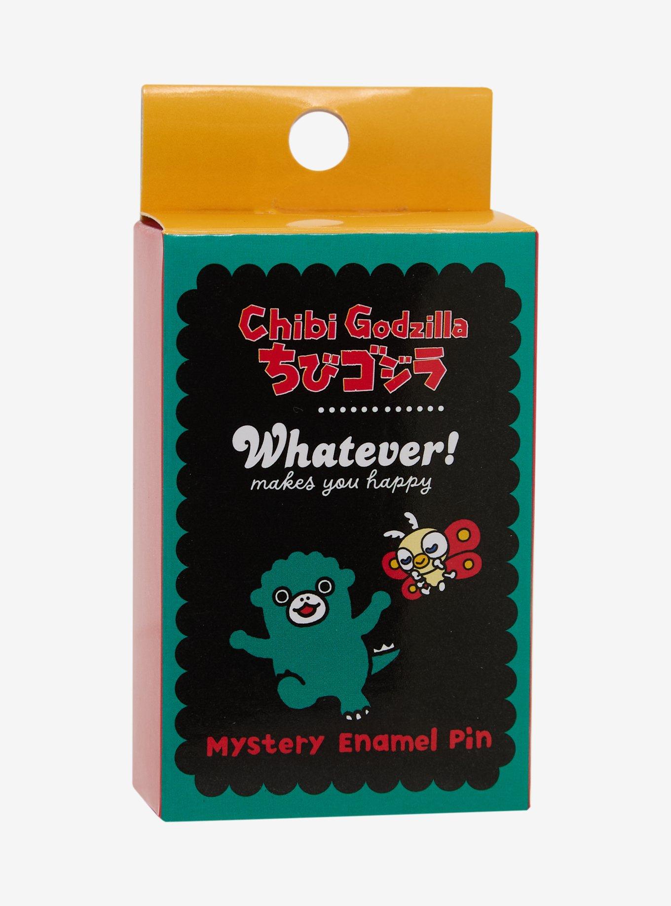 Whatever! Makes You Happy Chibi Godzilla Character Blind Box Enamel Pin, , hi-res