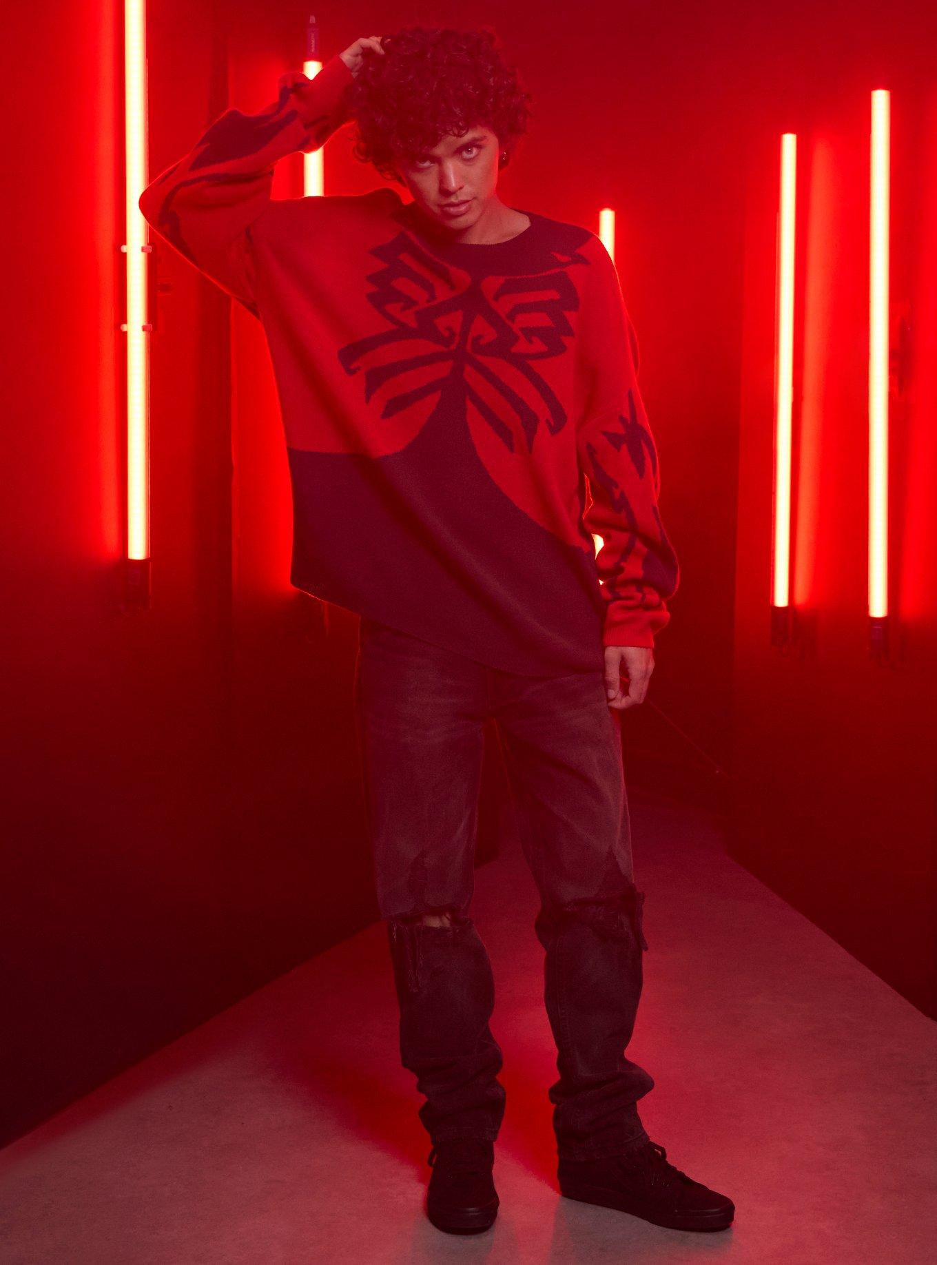 Our Universe Star Wars: Maul - Shadow Lord Tattoos Intarsia Sweater, , hi-res