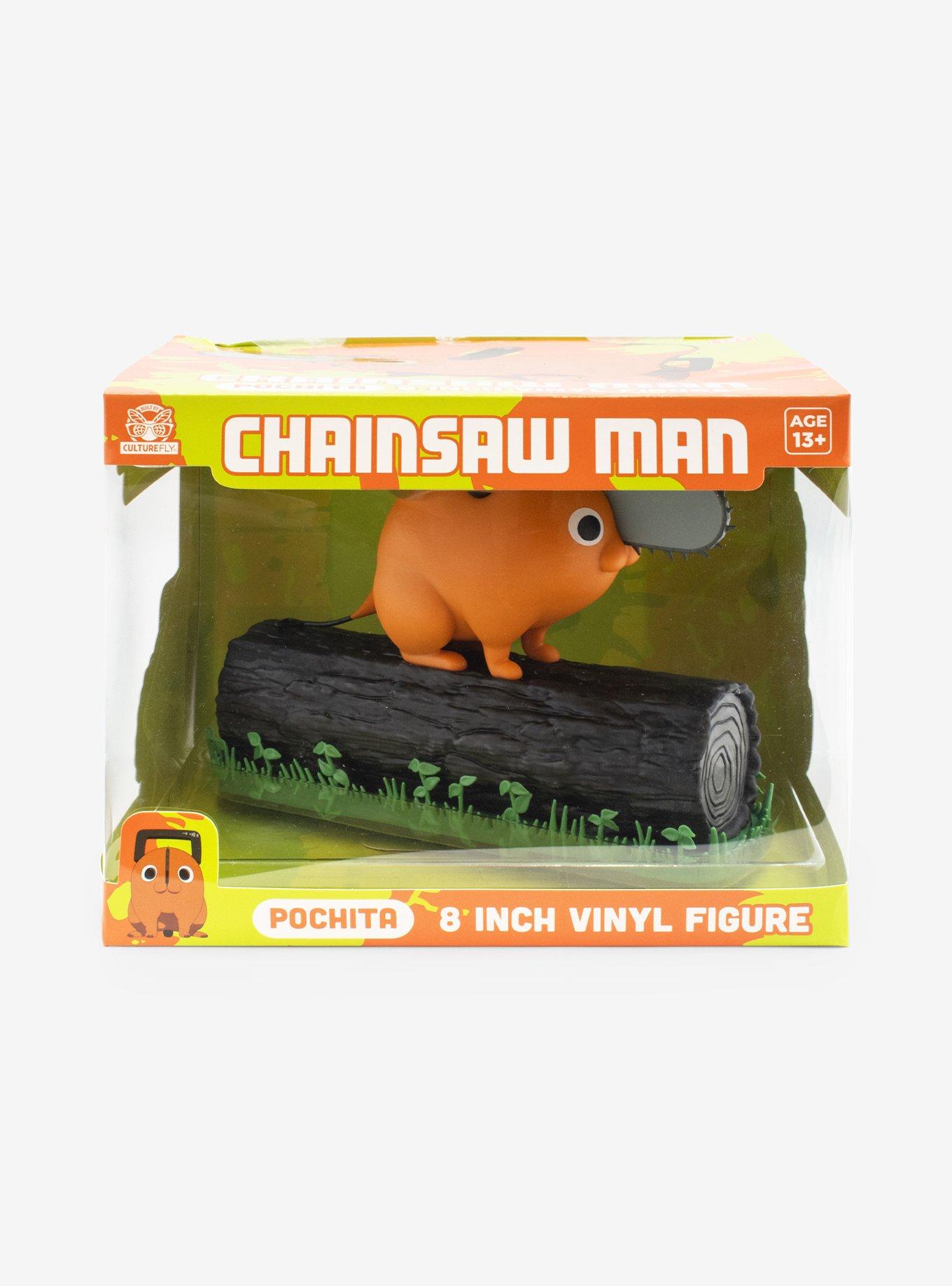 Culturefly Chainsaw Man Pochita Log Figure, , alternate