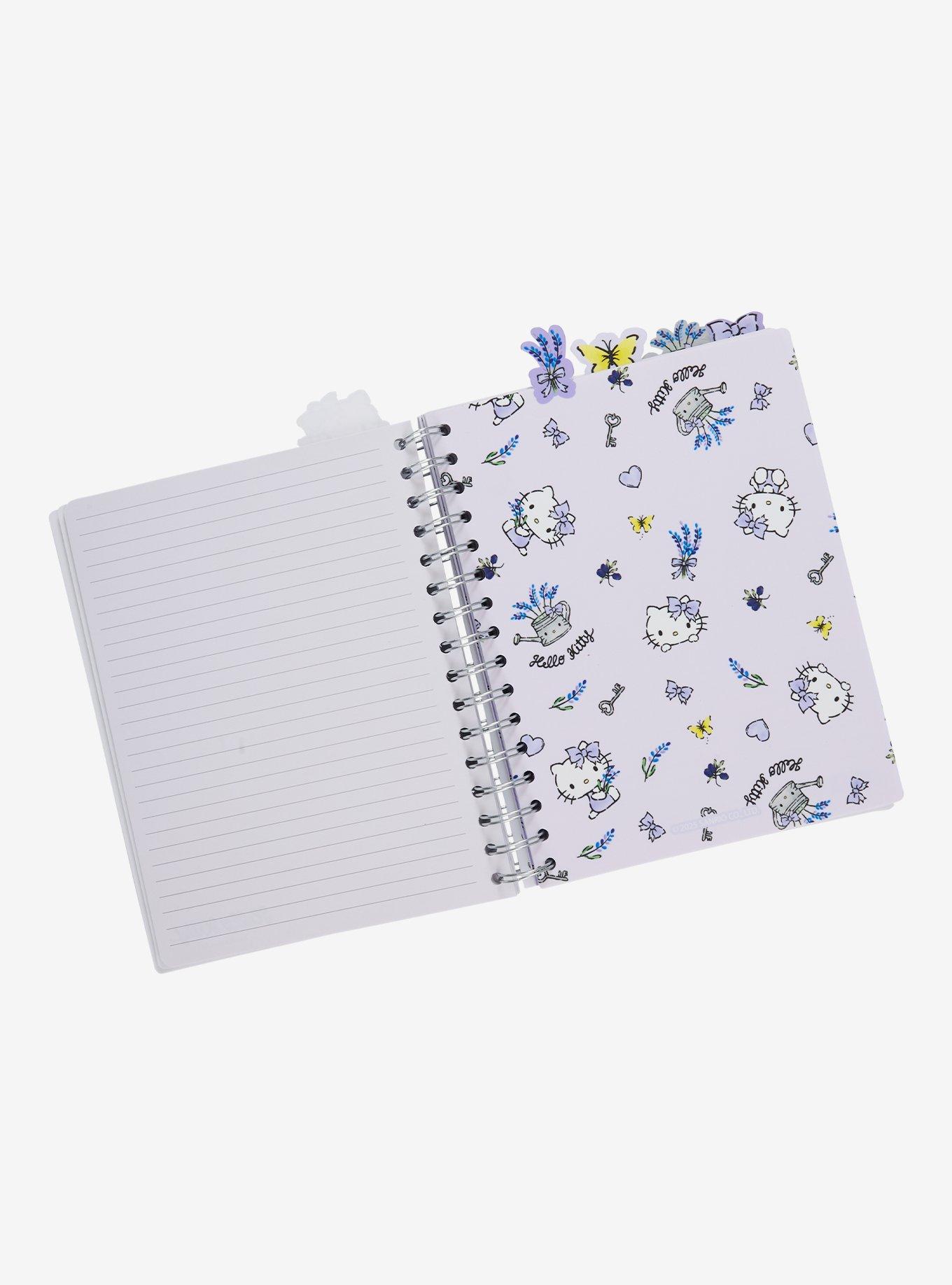 Sanrio Hello Kitty Lavender Basket Figural Tab Journal - BoxLunch Exclusive, , alternate