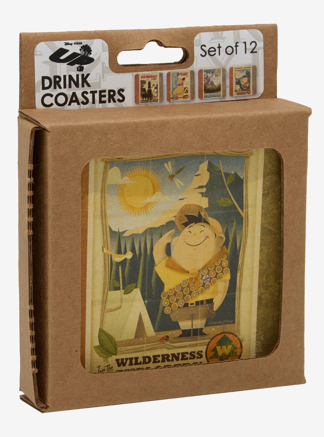 Disney Pixar Up Posters Drink Coaster Set - BoxLunch Exclusive, , hi-res