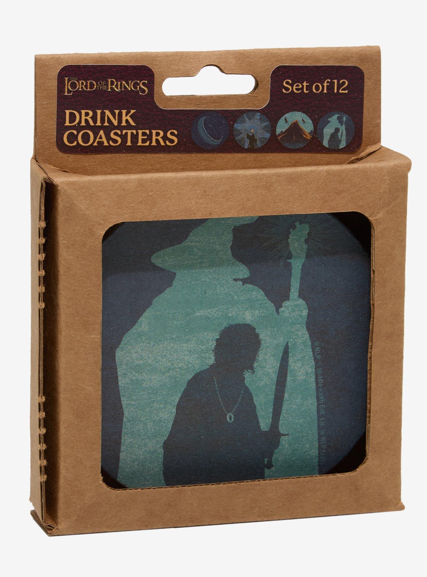 The Lord of The Rings Icons Coaster Set - BoxLunch Exclusive, , hi-res