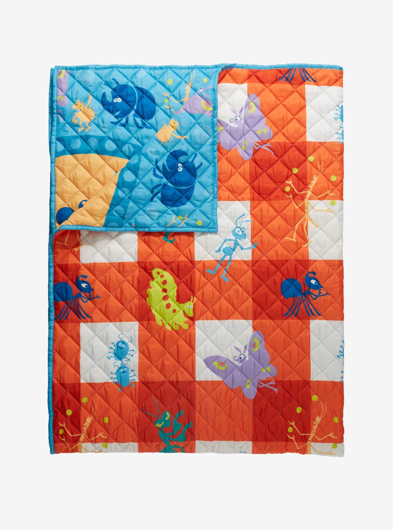 Disney Pixar A Bug's Life Retro Quilted Blanket — BoxLunch Exclusive