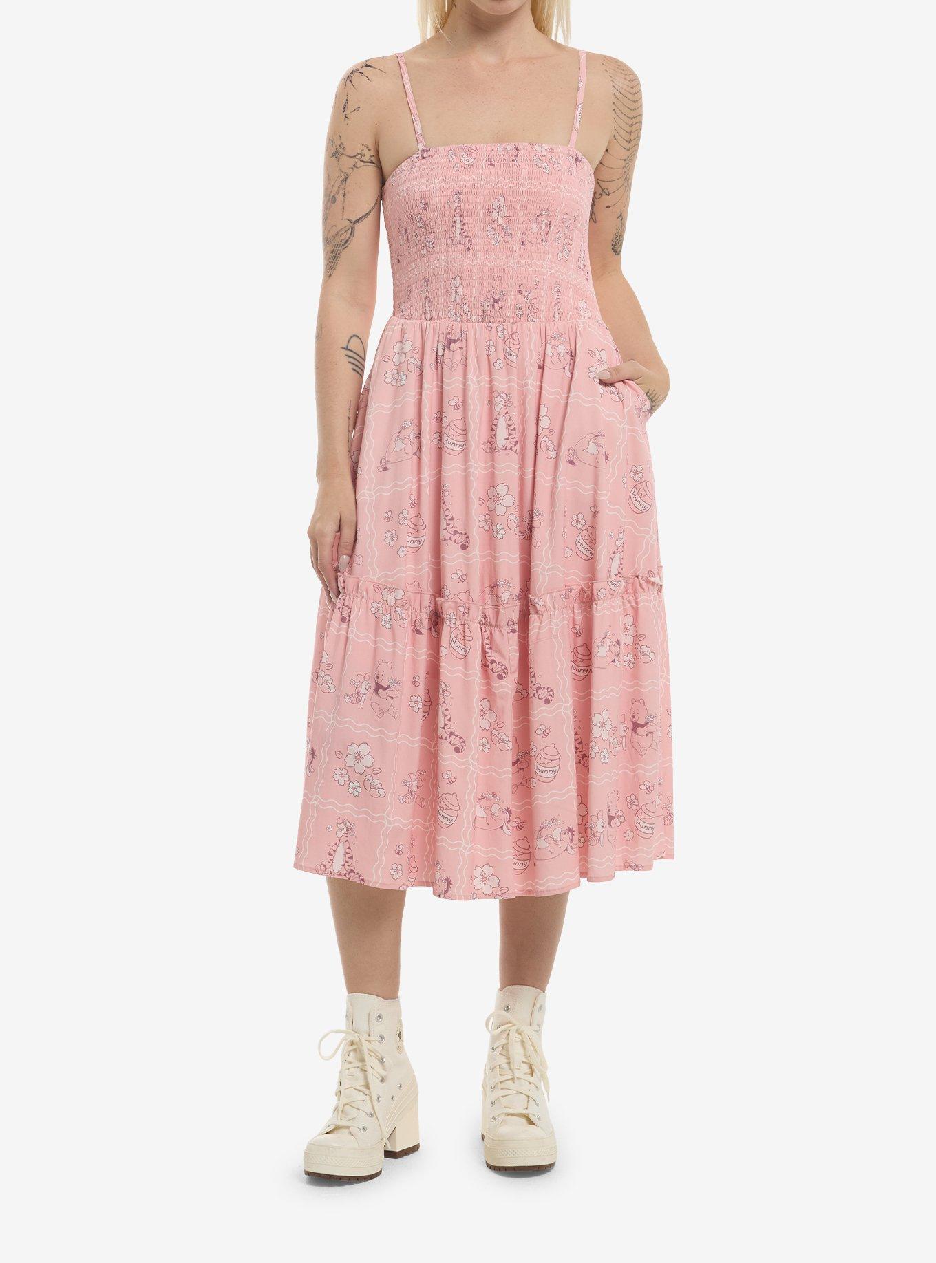 Her Universe Disney Winnie The Pooh Spring Midi Dress, , hi-res