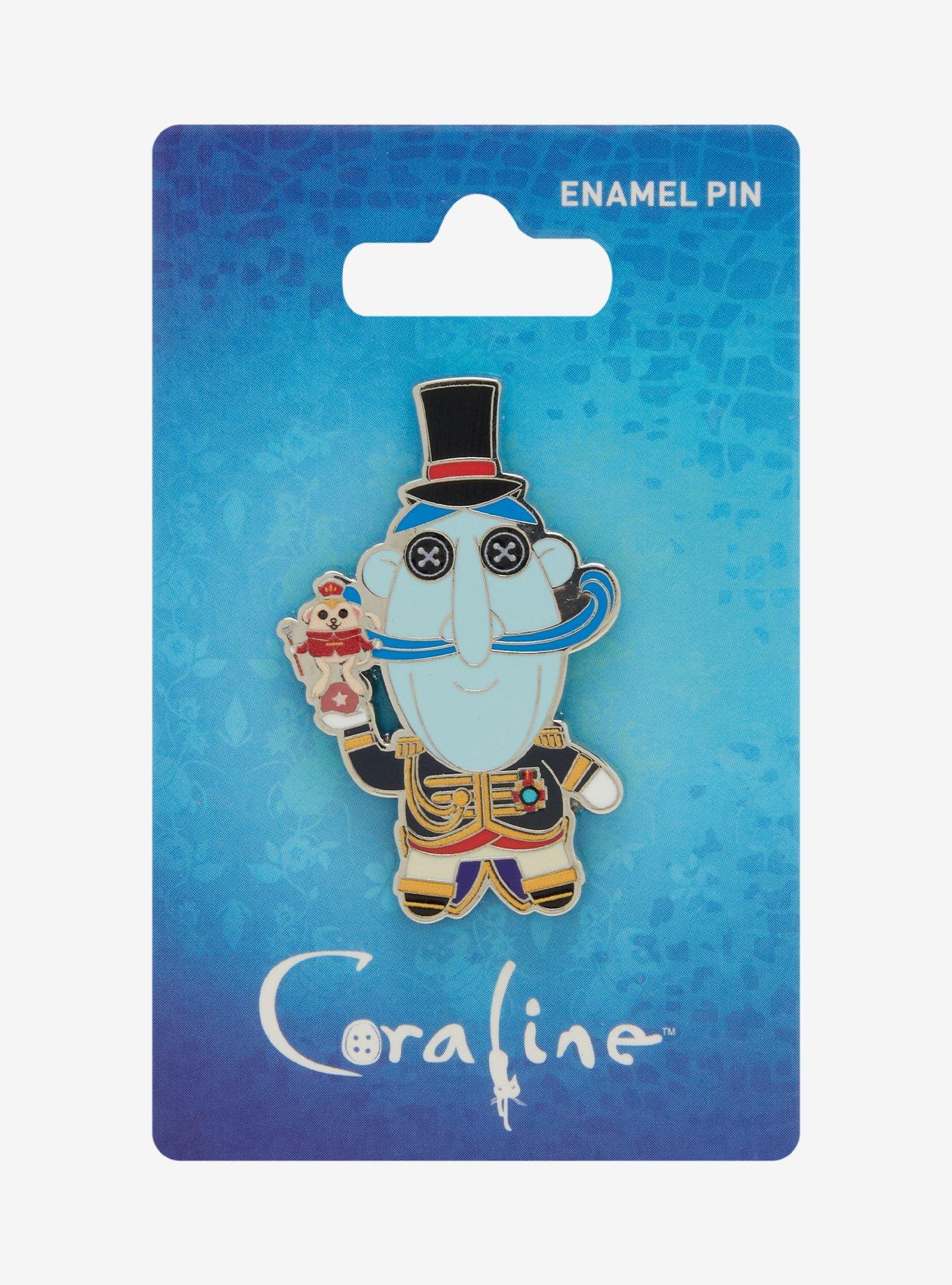 Coraline Mr. Bobinsky Enamel Pin, , hi-res
