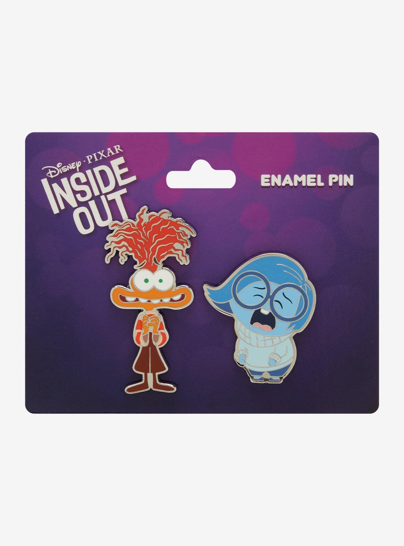 Disney Pixar Inside Out 2 Anxiety & Sadness Enamel Pin Set, , hi-res