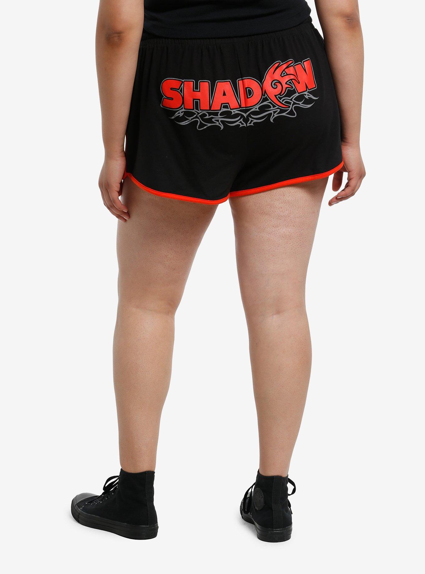 Sonic The Hedgehog Shadow Girls Soft Shorts Plus Size, , hi-res