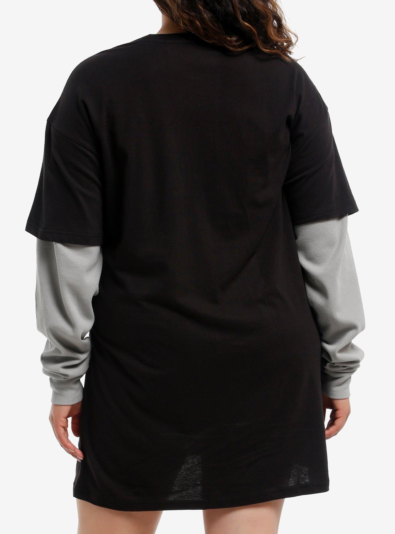 The Twilight Saga Edward Filigree Twofer Dress Plus Size, MULTI, alternate