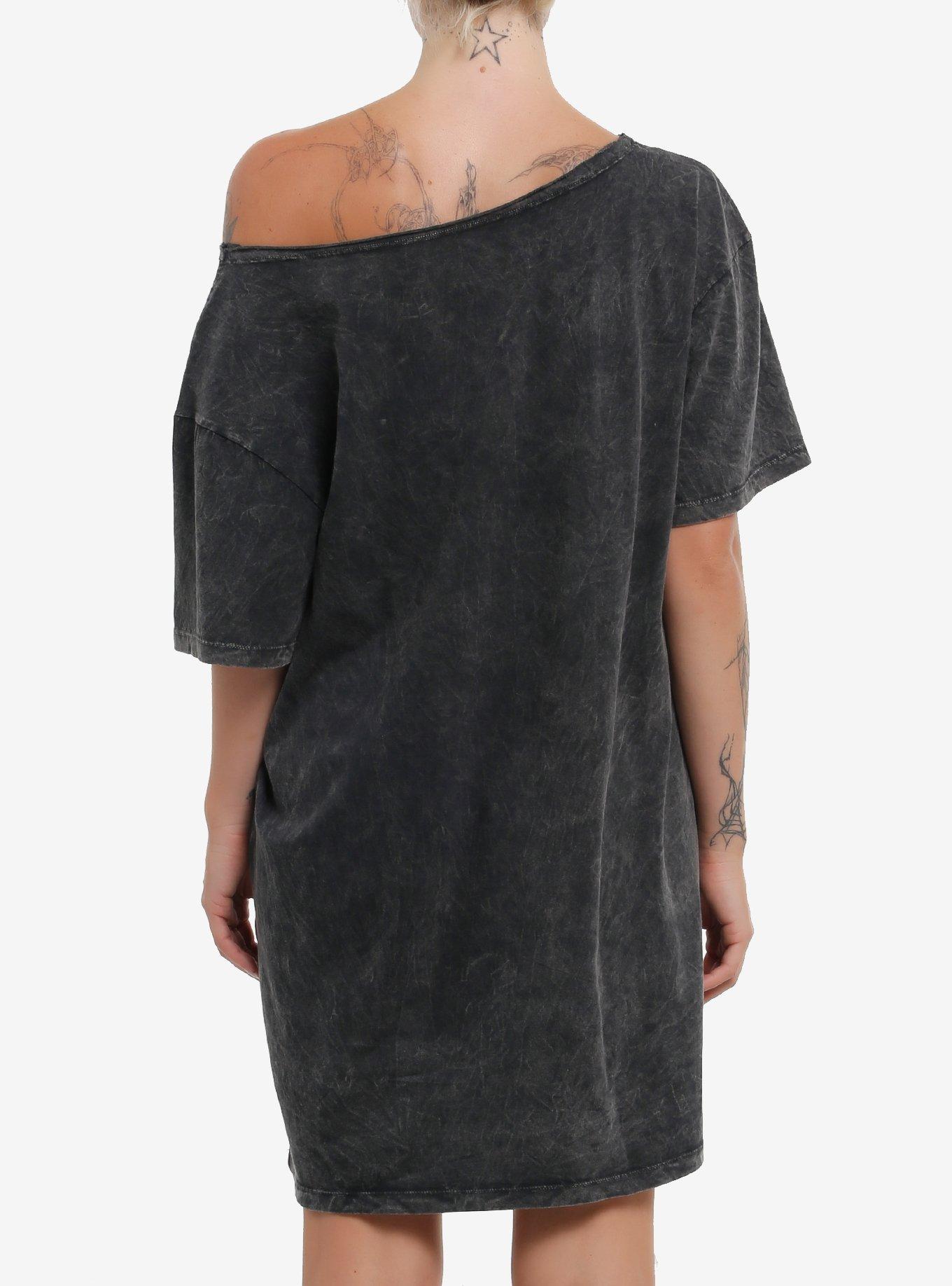 Invader Zim GIR Off-The-Shoulder T-Shirt Dress, MULTI, alternate