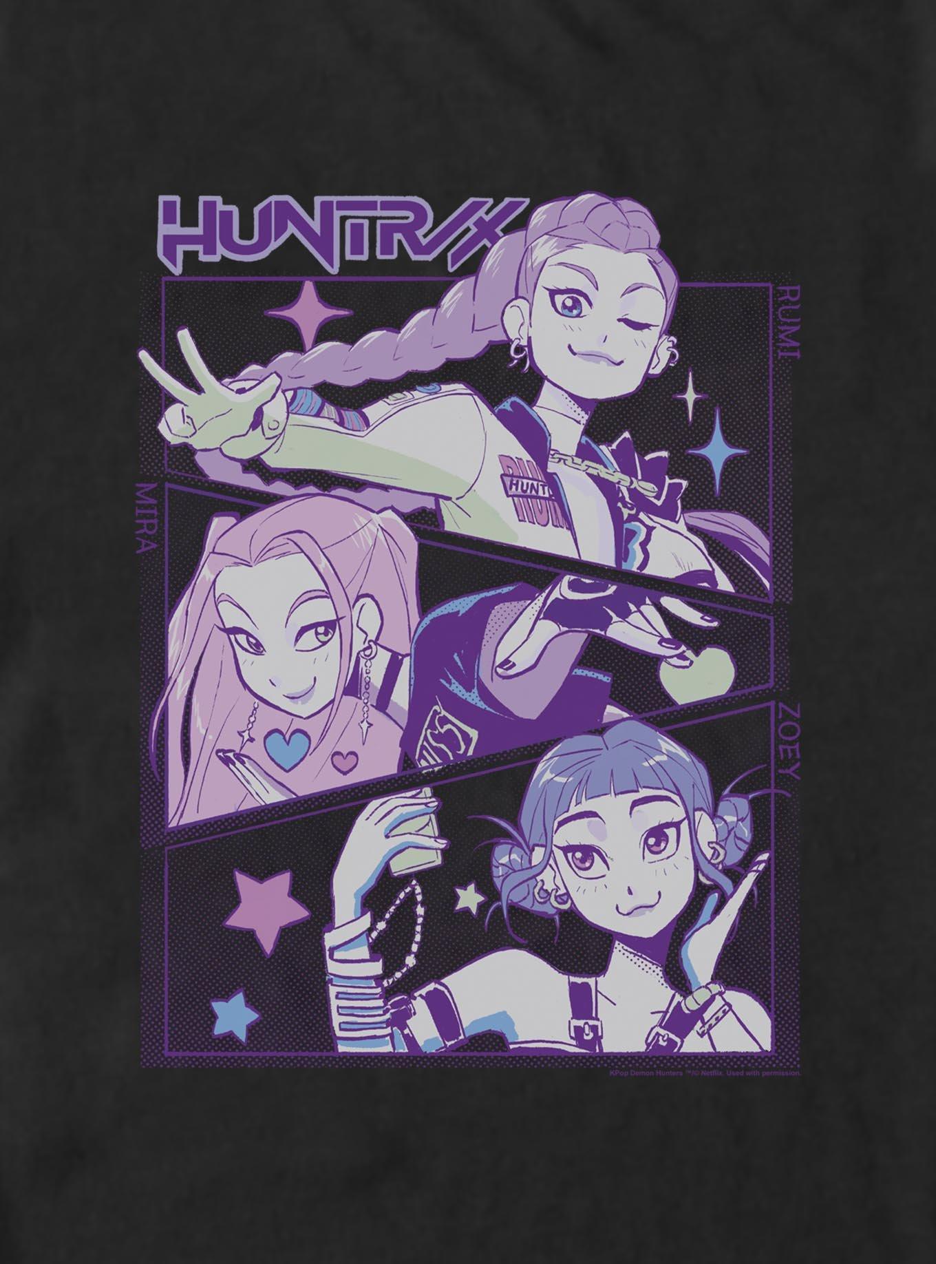 KPop Demon Hunters Huntrix Group Panels T-Shirt, , hi-res