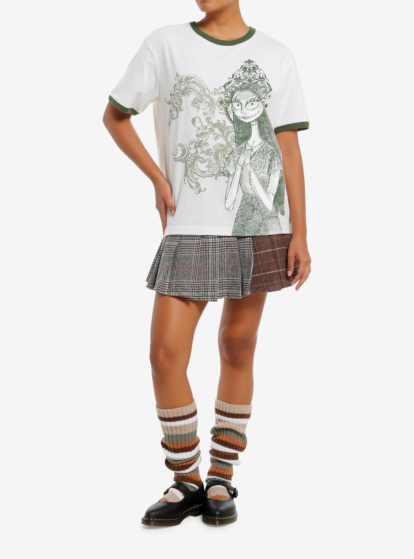 The Nightmare Before Christmas Sally Filigree Ringer T-Shirt, , hi-res