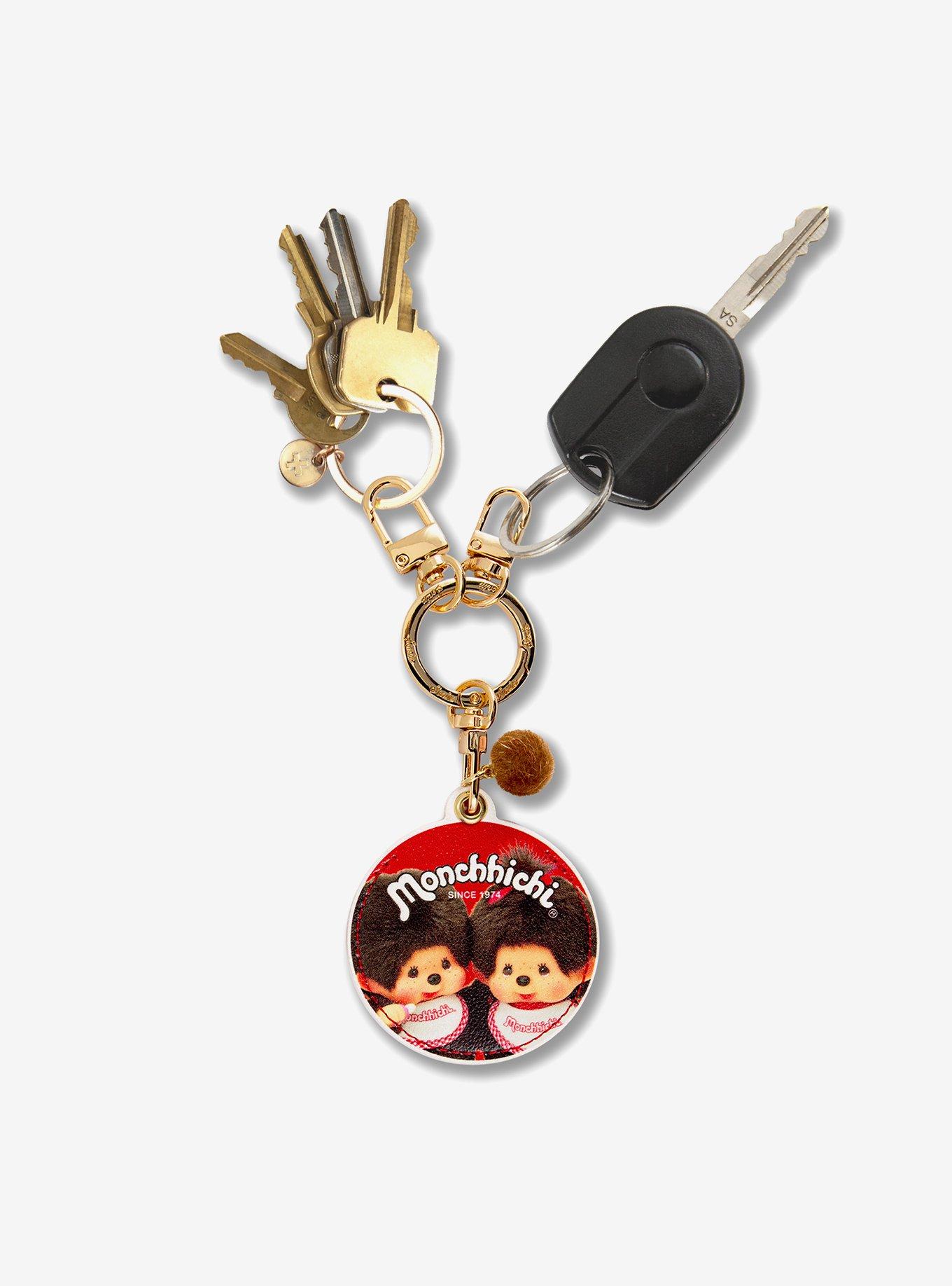 Sonix x Monchhichi Red AirTag Keychain, , alternate