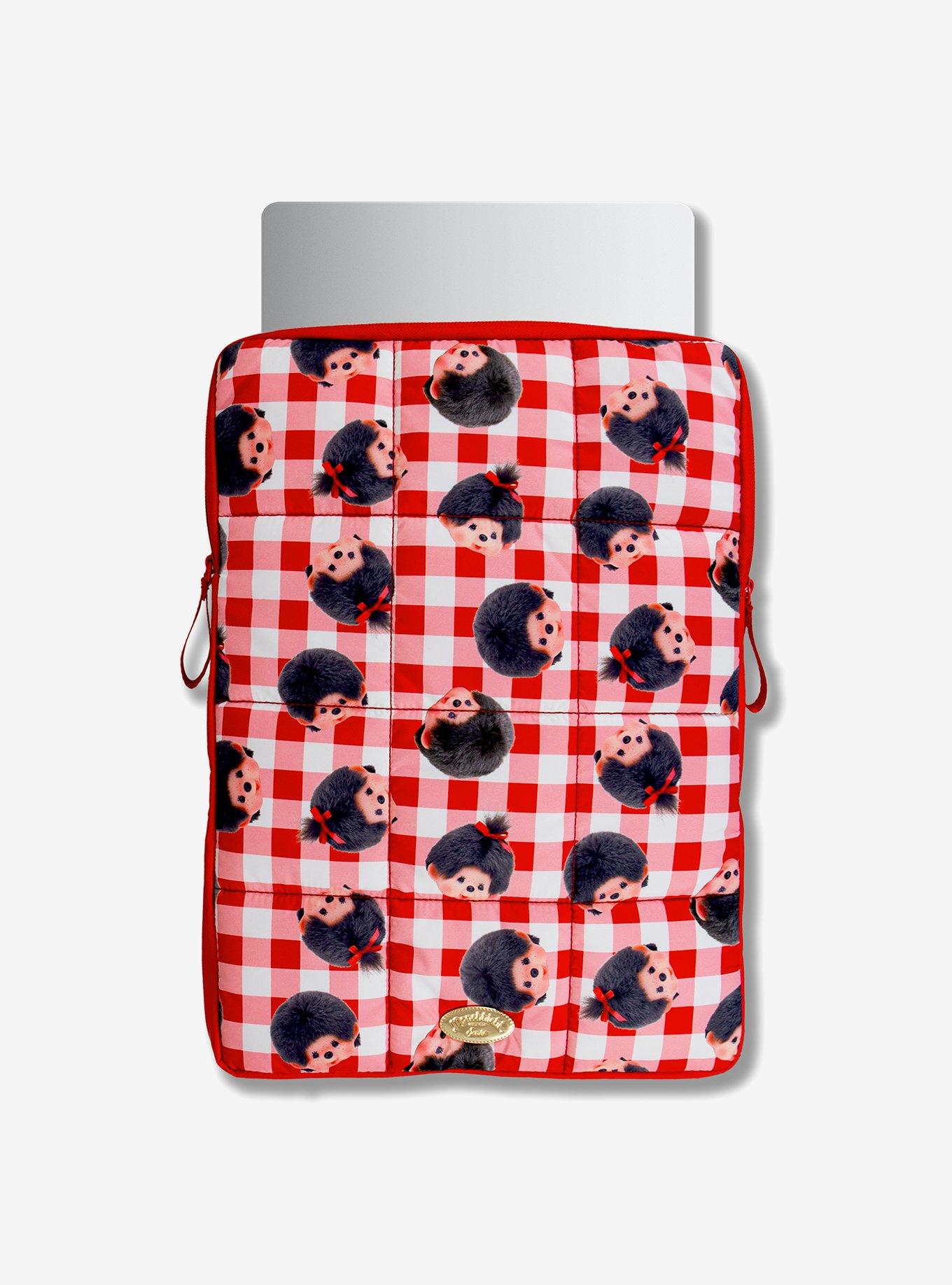 Sonix x Monchhichi Check Puffy Laptop Sleeve, , alternate