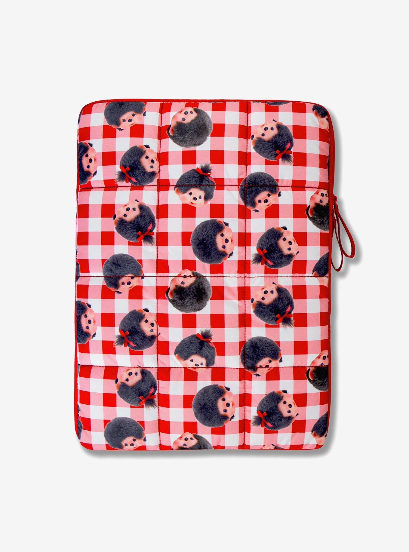 Sonix x Monchhichi Check Puffy Laptop Sleeve, , alternate