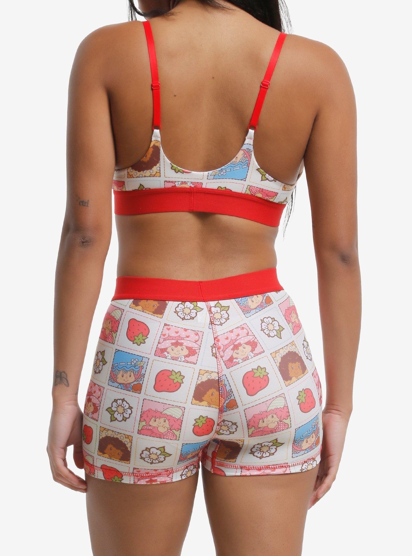 Strawberry Shortcake Friends Bra & Boyshort Panty Set, MULTI, alternate